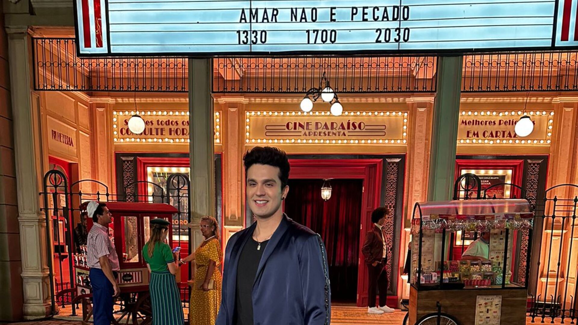 Luan Santana compartilha os bastidores das gravações de seu especial de fim de ano