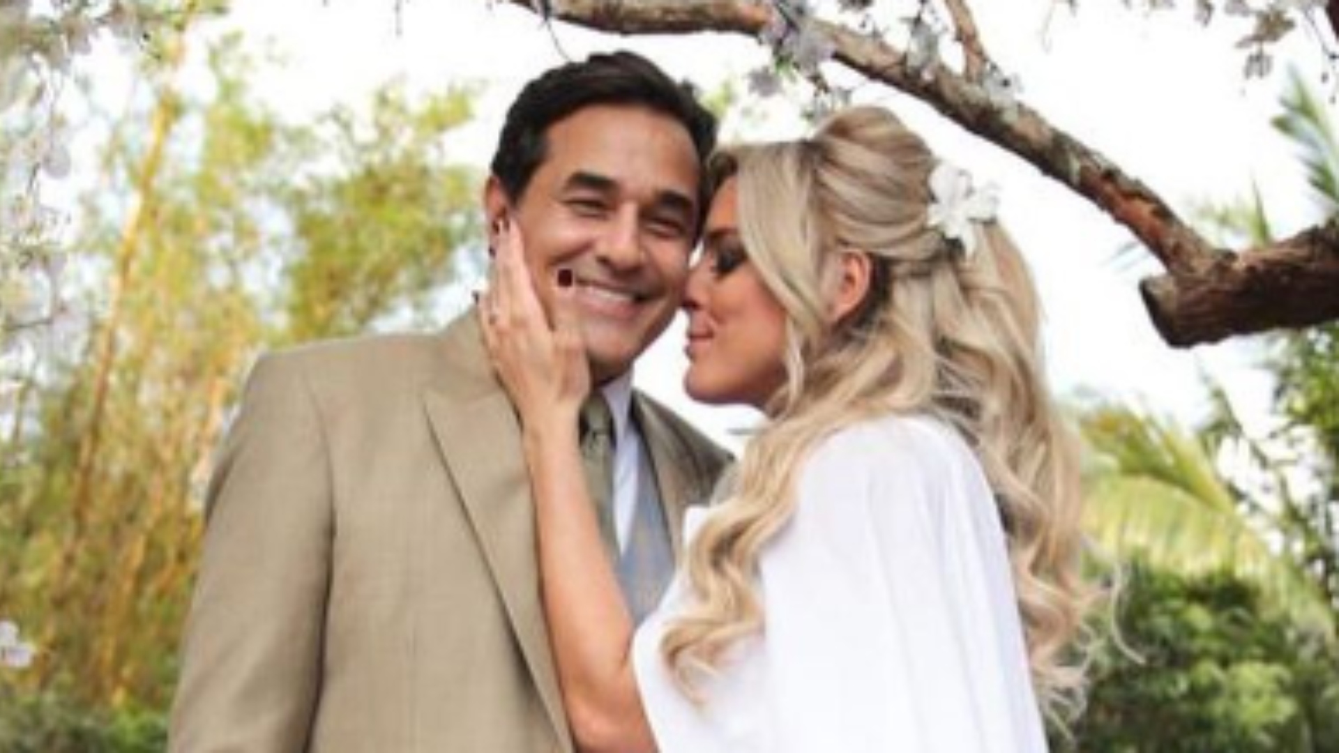Luciano Szafir mostra momentos de seu casamento com Luhanna Melloni