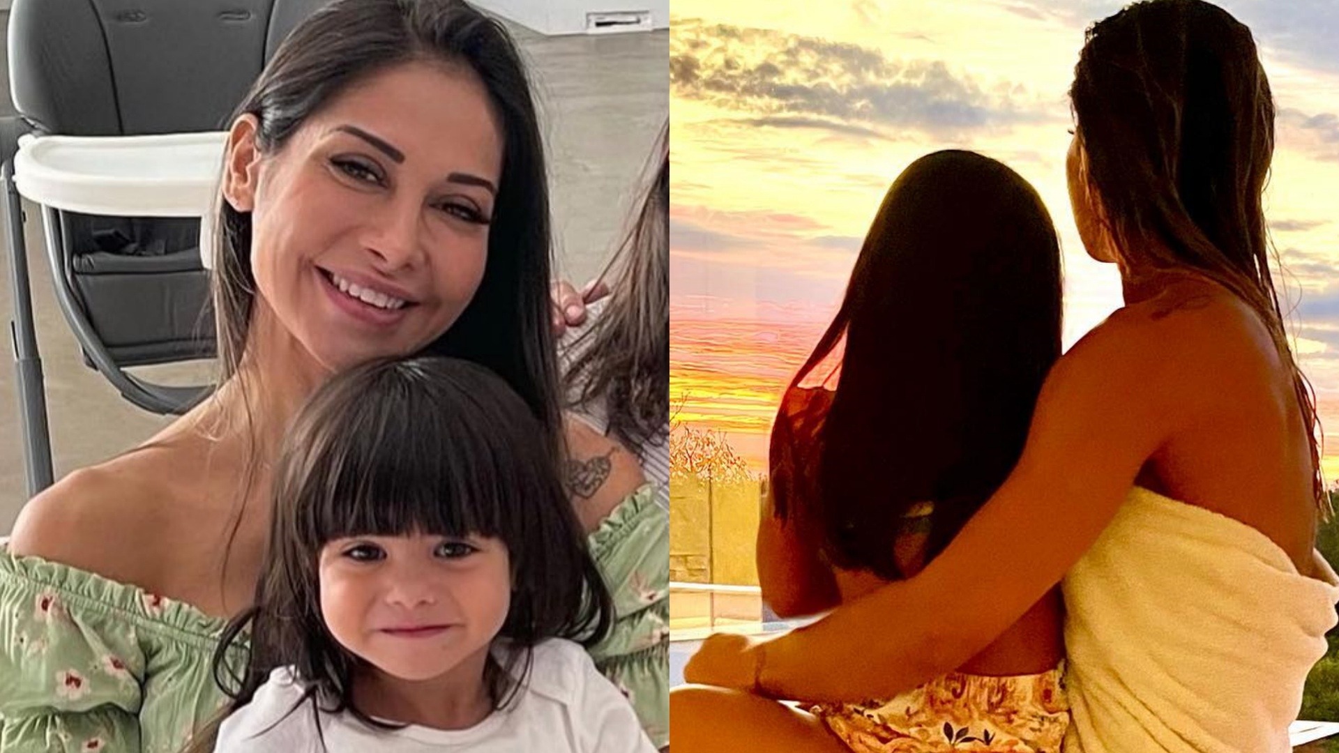Dias após anunciar separação, Maíra Cardi curte pôr do sol ao lado da filha, Sophia