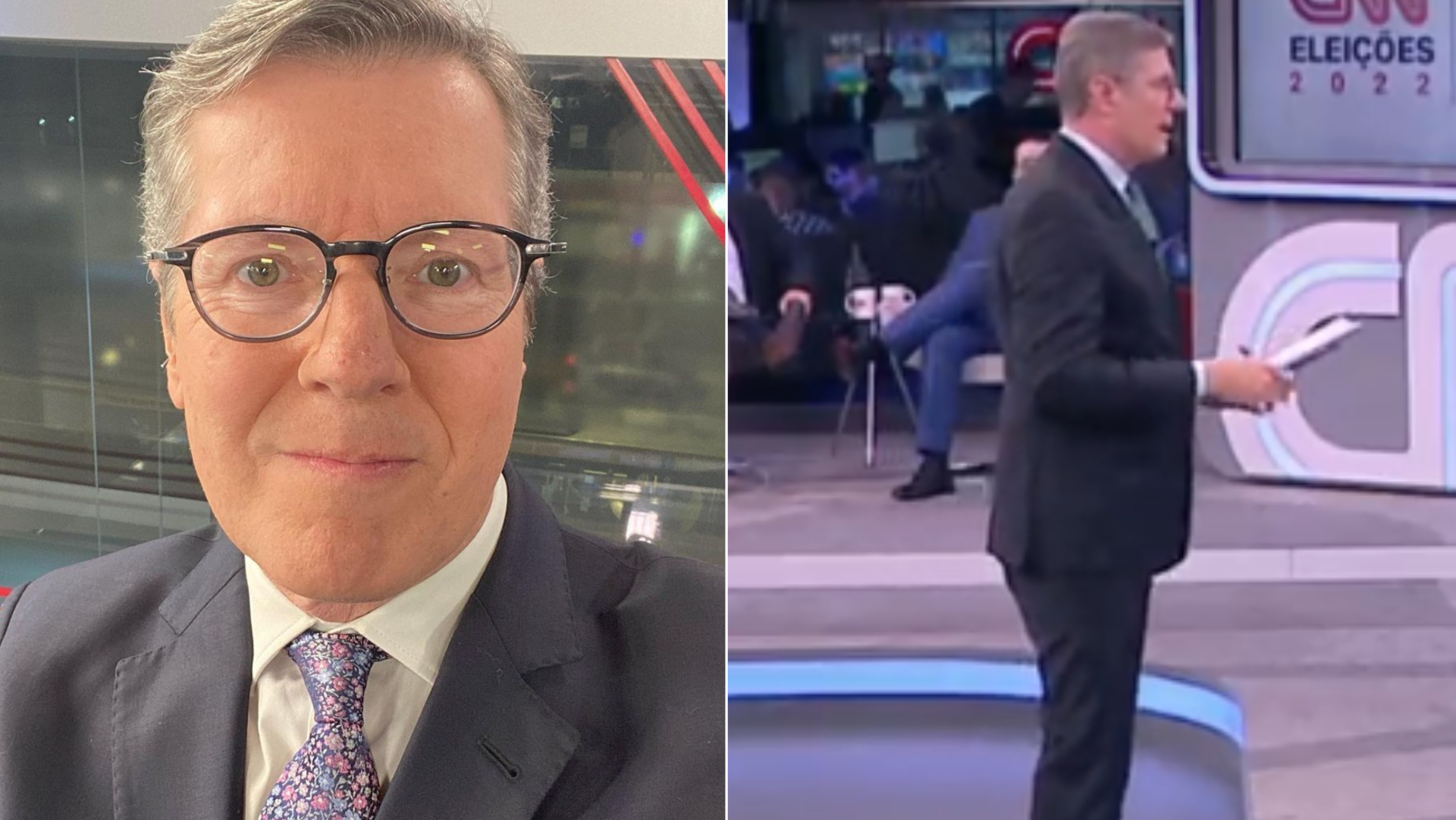 Irritado, Márcio Gomes manda cortar microfone ao vivo na CNN: ”Me desculpe”