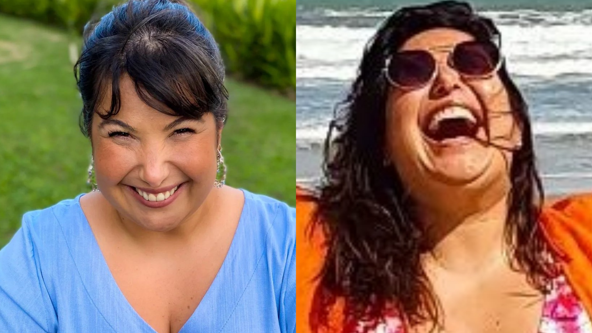 Mariana Xavier esbanja beleza ao posar de maiô decotado na praia: “Musa”