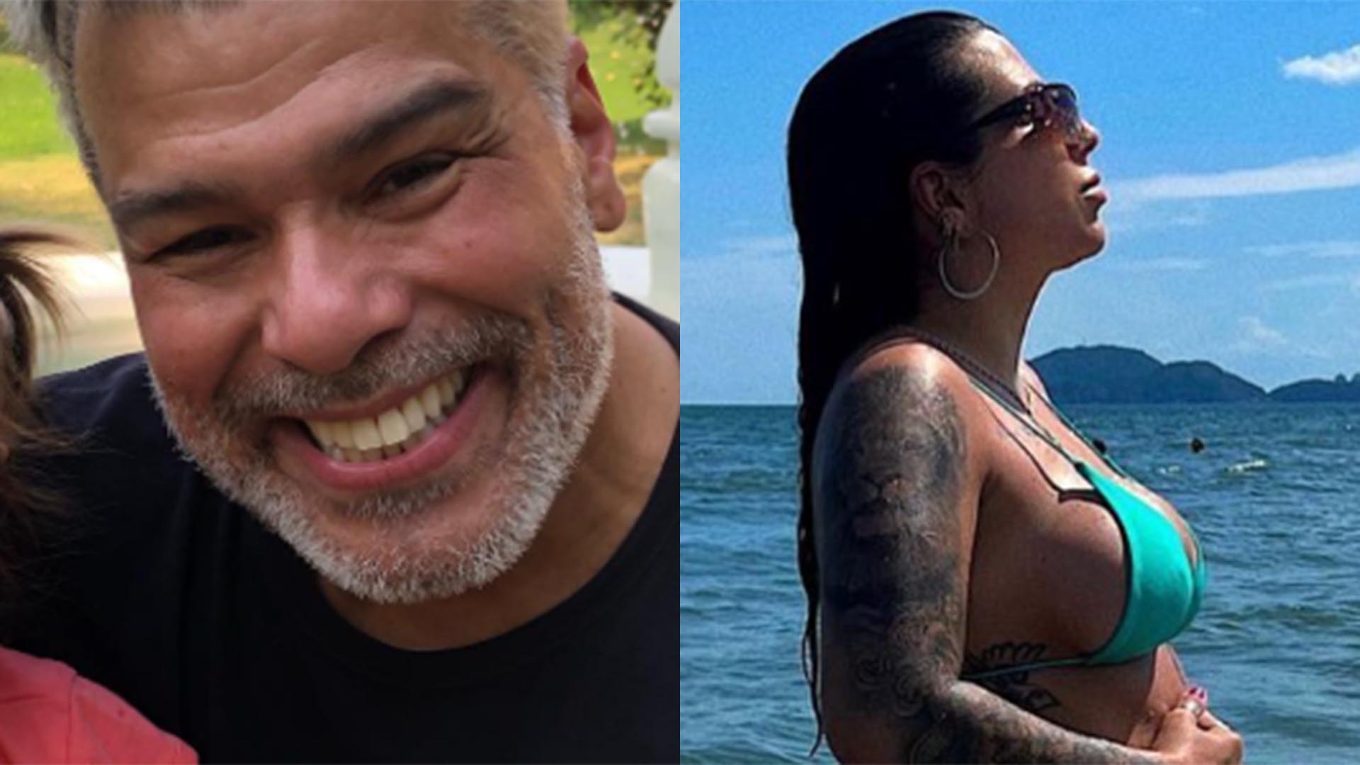 Mauricio Mattar exibe foto da filha grávida na praia: ‘Neto ou neta’