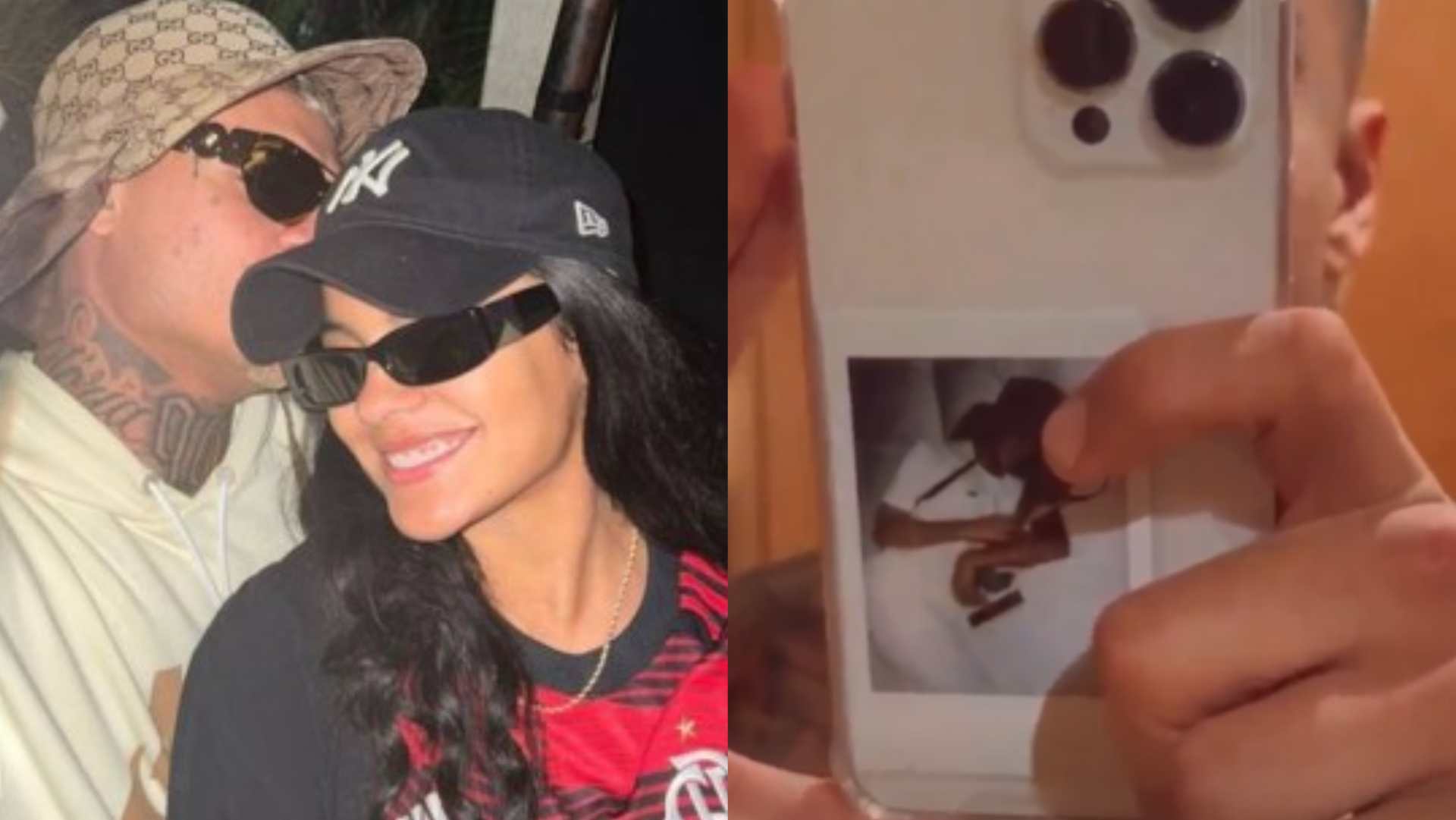 Namoro? MC Cabelinho mostra celular com foto de Bella Campos: ”A paixão me pegou”
