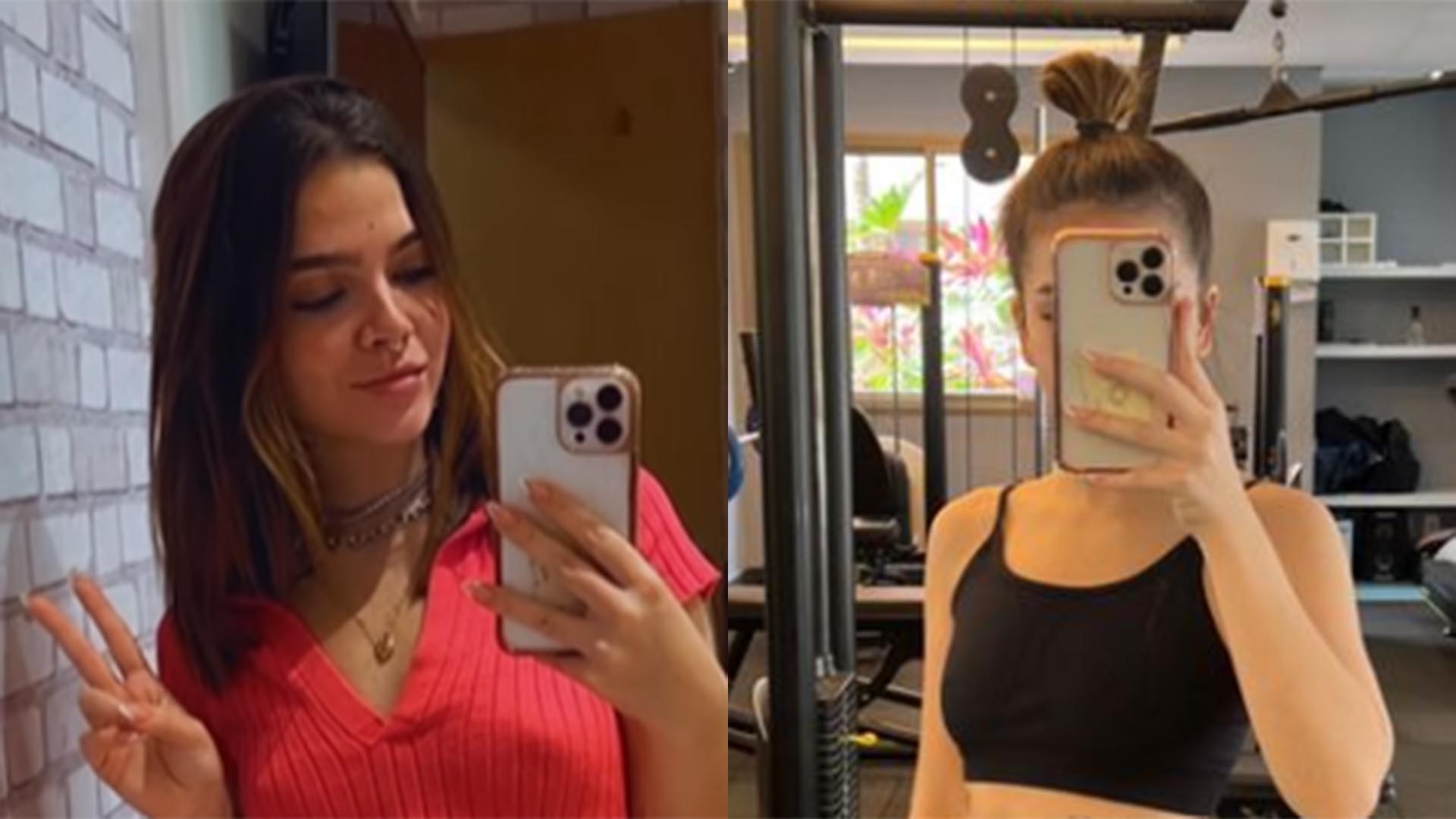 Aos 18 anos, Mel Maia exibe cinturinha mínima com look justíssimo na academia