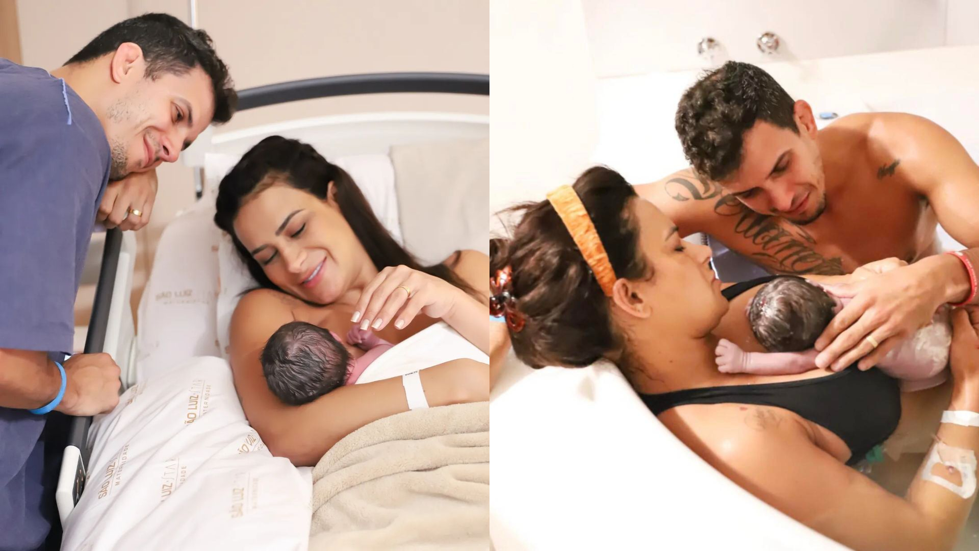 Lucilene Caetano e Felipe Sertanejo dão às boas-vindas ao terceiro filho