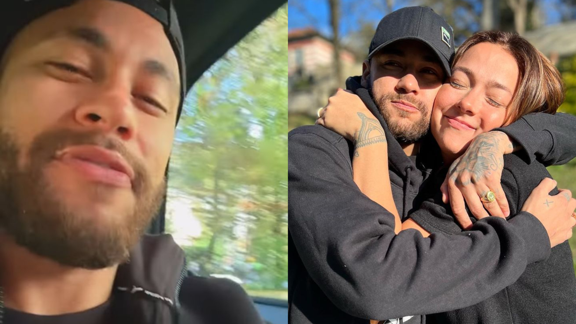 Neymar Jr. brinca ao parabenizar a mãe de seu filho, Carol Dantas