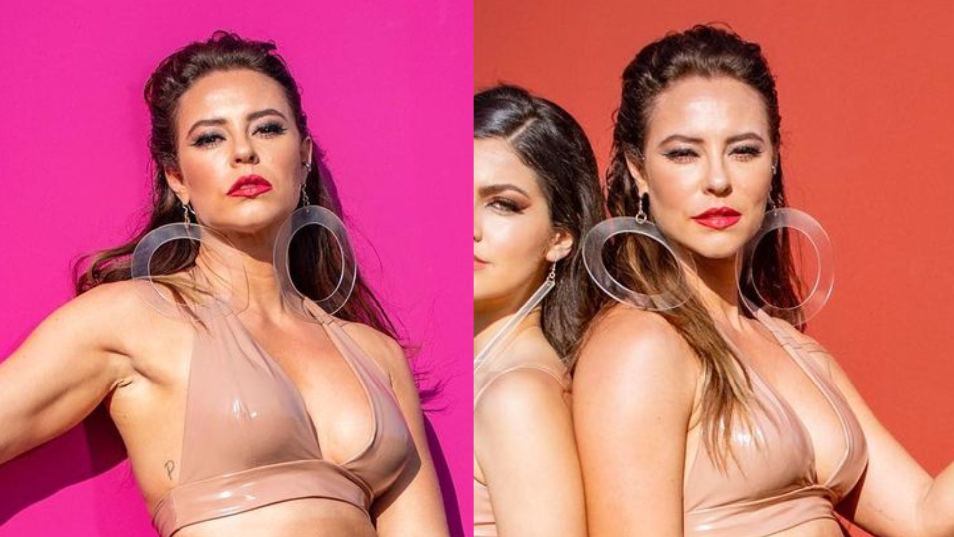 Paolla Oliveira posa de look coladinho ao corpo nos bastidores de ‘Cara e Coragem’: ”Deusa demais”
