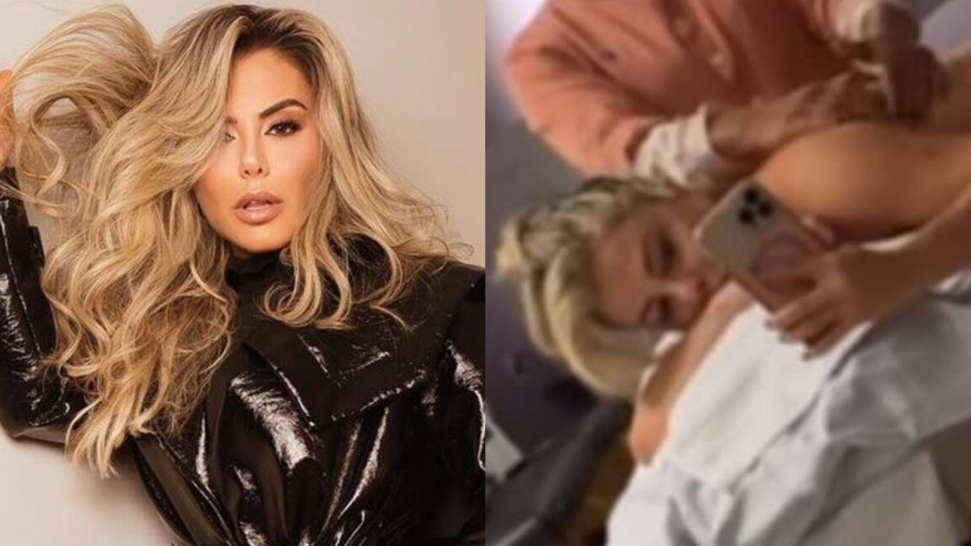 Só de calcinha fio-dental, Poliana Rocha exibe corpaço ao fazer massagem