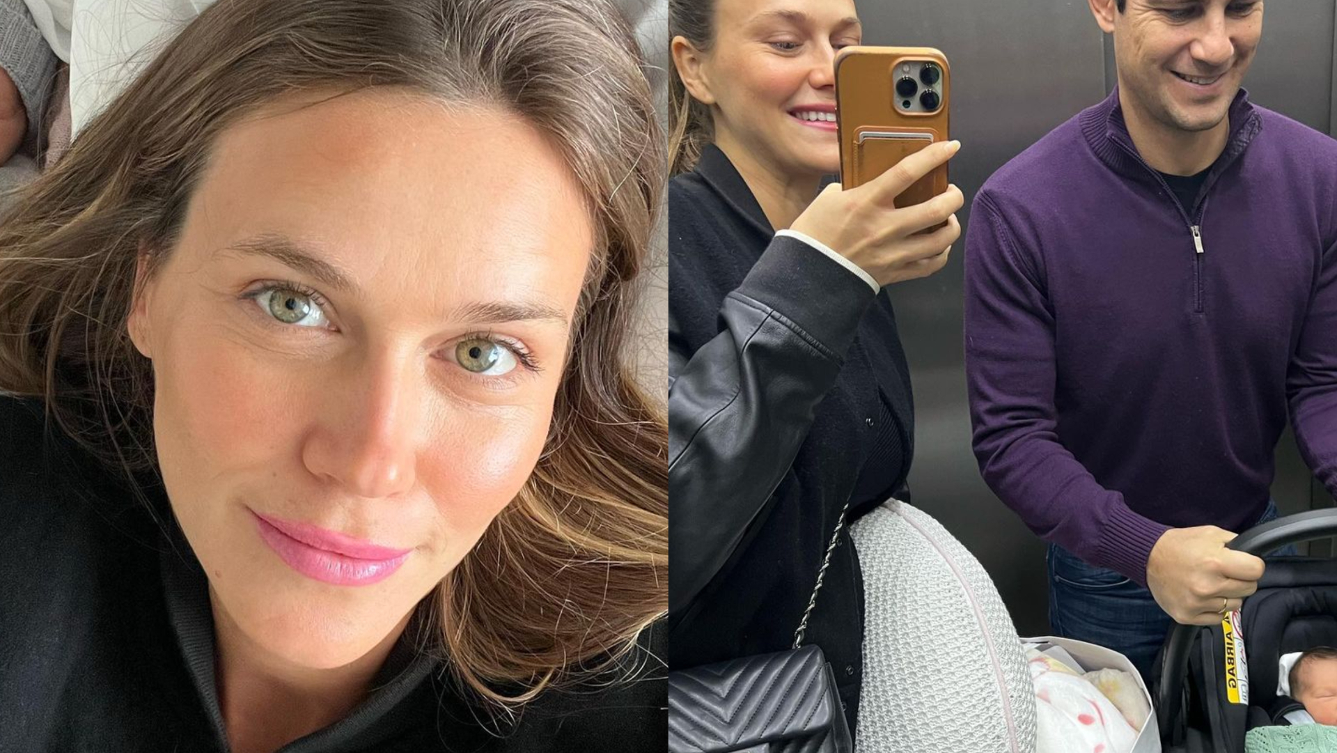 Renata Kuerten exibe primeira semana com a filha recém-nascida: ”Meu amor”