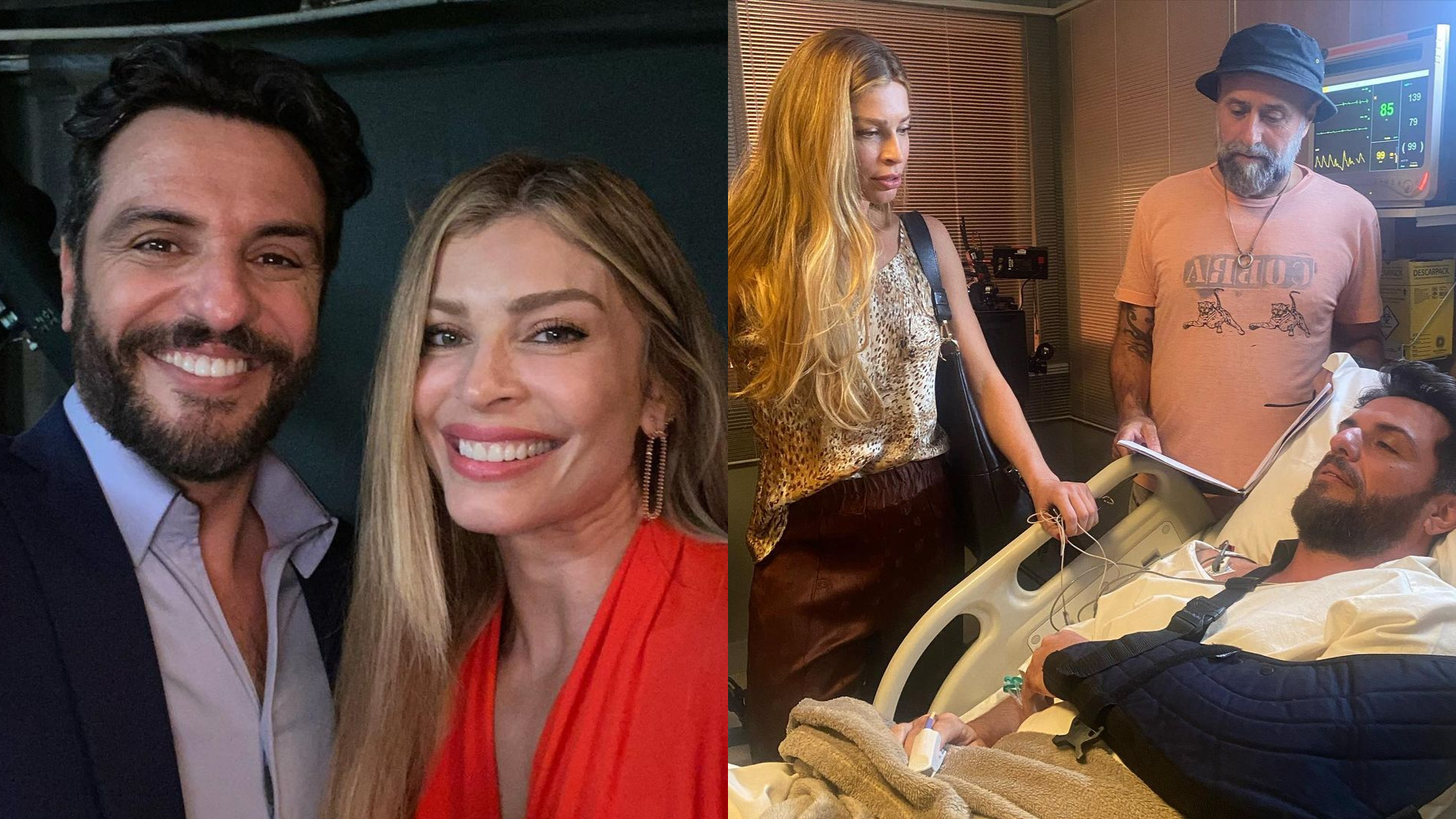 Rodrigo Lombardi e Grazi Massafera trocam elogios nas redes por parceria em Travessia