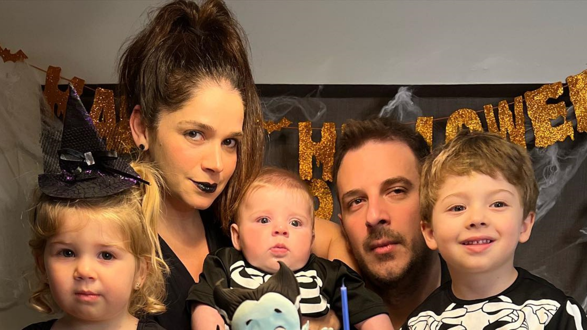Com tema ‘Halloween’, Sabrina Petraglia comemora seis meses do filho caçula: “Pura diversão”