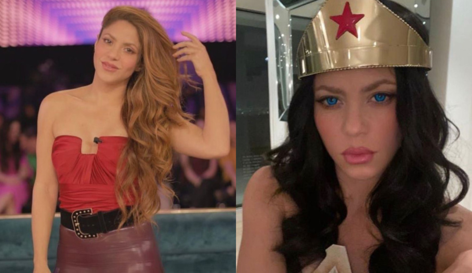 Shakira entra no clima de Halloween e se fantasia de Mulher Maravilha