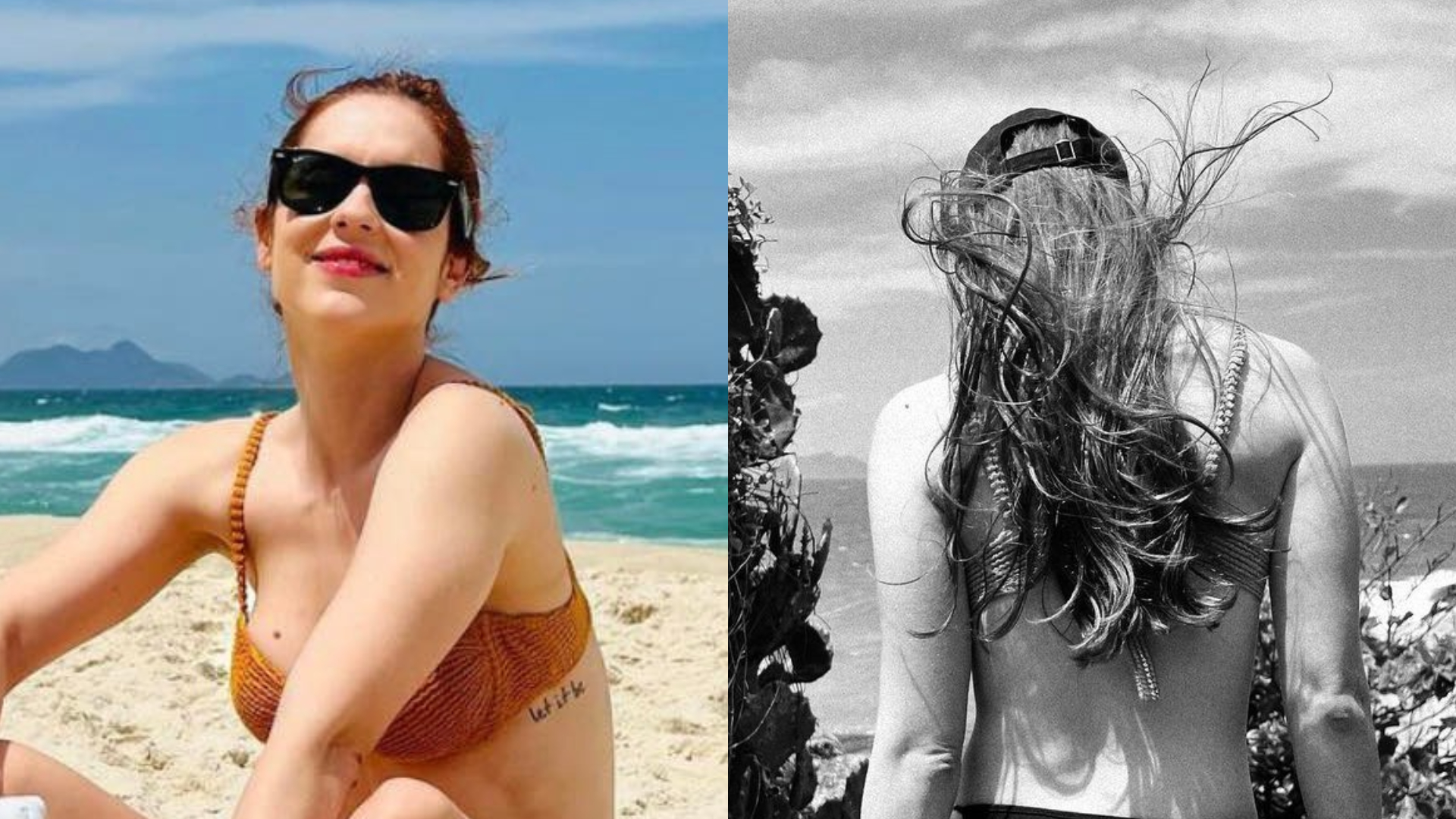 Sophia Abrahão publica fotos de biquíni na praia e Sérgio Malheiros baba: ”Uau”