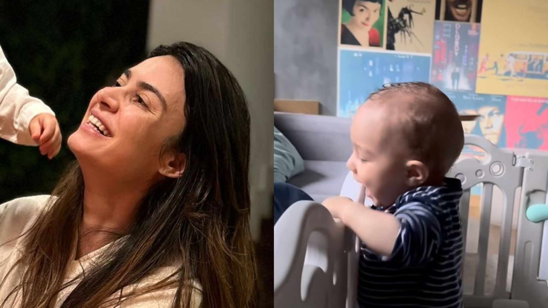 Thaila Ayala encanta ao mostrar o filho de 10 meses andando: ”Coisa mais linda”