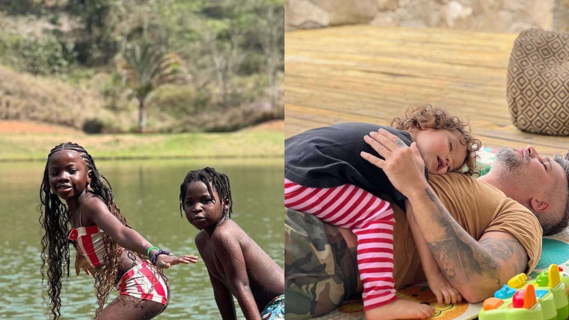 Filhos de Giovanna Ewbank e Bruno Gagliasso curtem Dia das Crianças no rancho da família: “Amores”