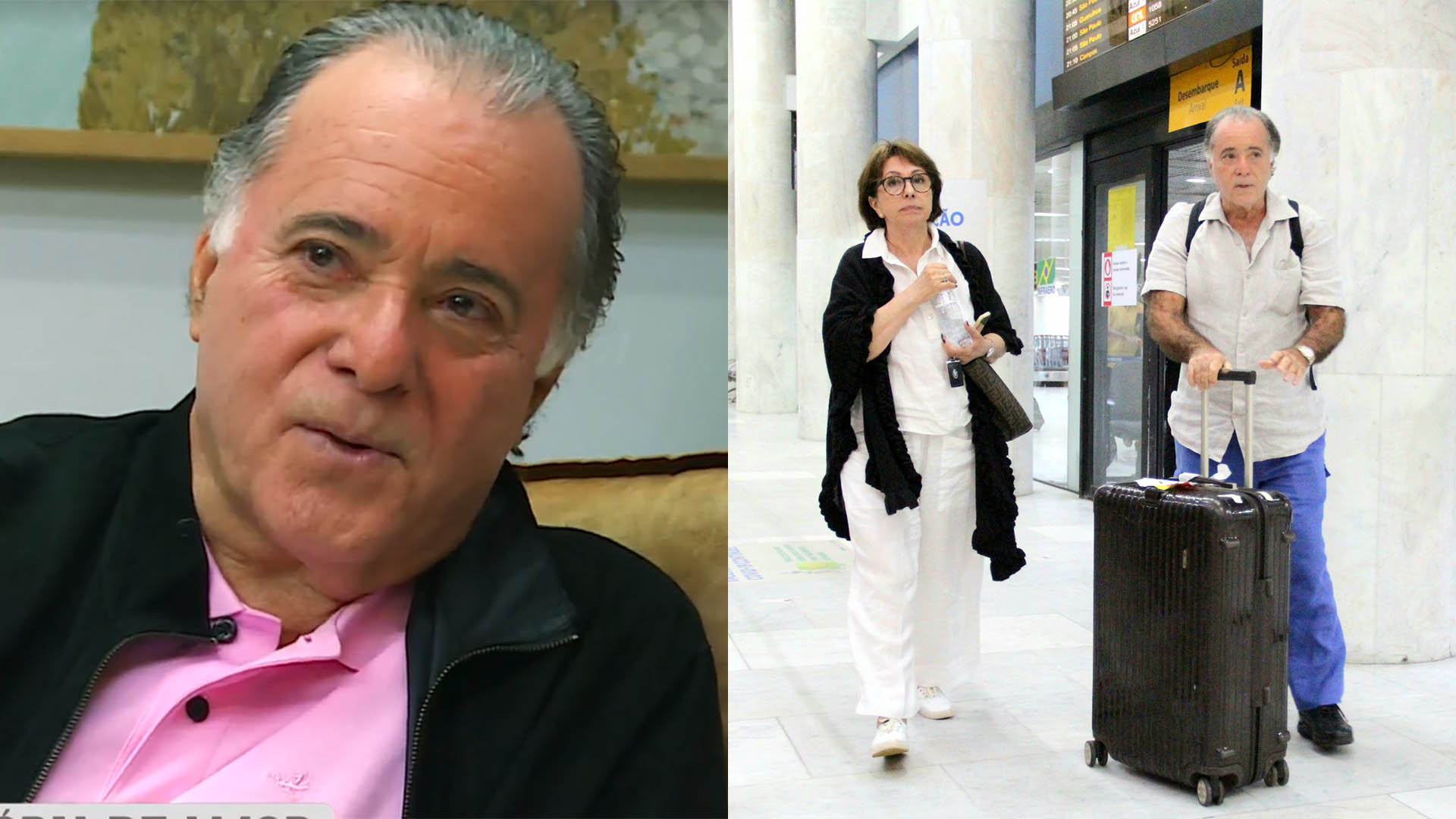 Tony Ramos encanta ao falar dos 53 anos de casado: ‘É calor, é vontade de estar junto’