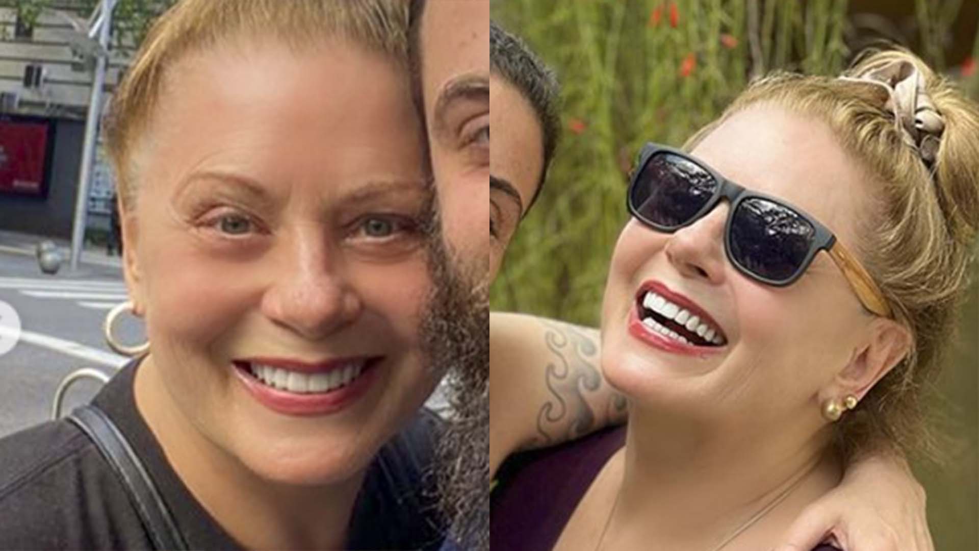 Vera Fischer exibe fotos inéditas com os dois filhos: ‘Amor’