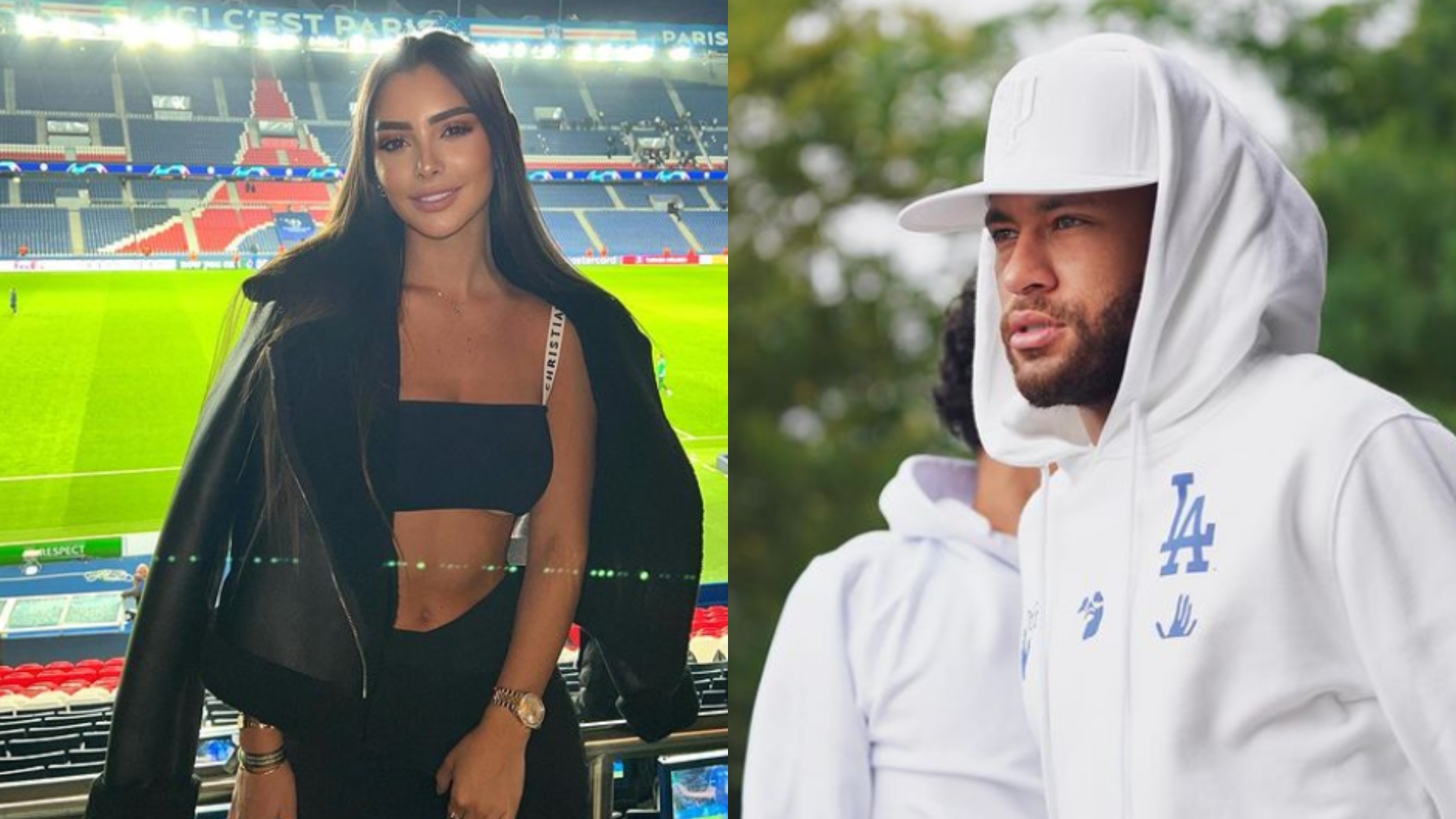 Suposto novo romance de Neymar Jr. assiste jogo do PSG e dá detalhes dos bastidores