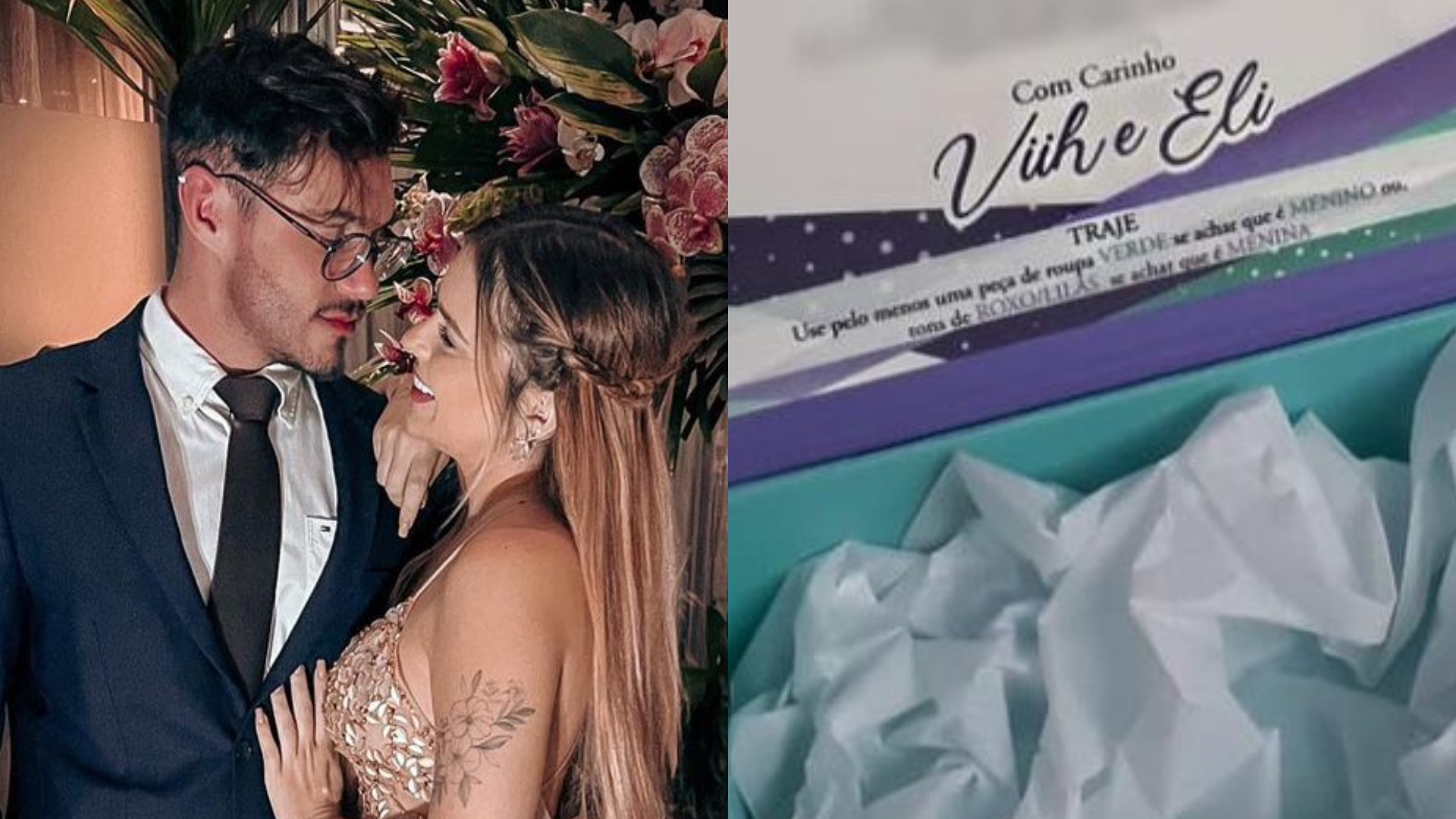 Viih Tube mostra detalhes do convite do chá revelação do primeiro filho: ”Tá chegando”