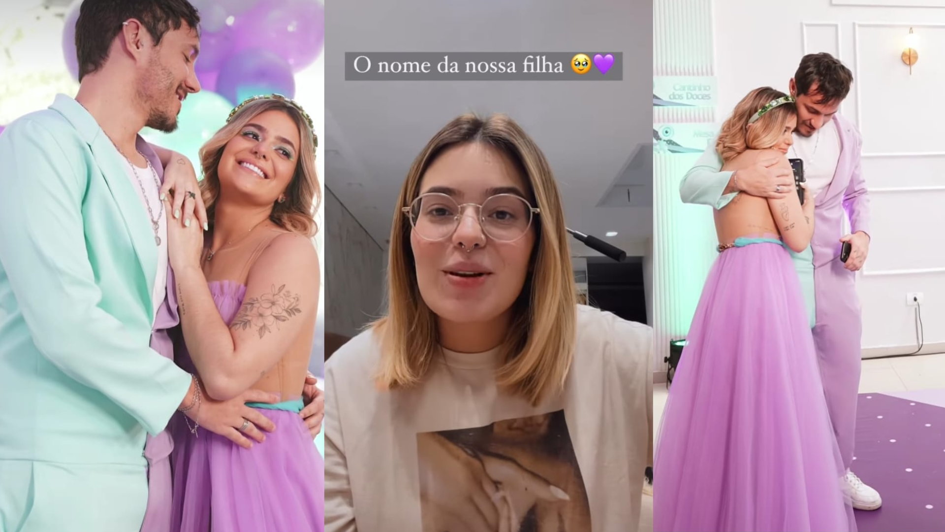 Viih Tube anuncia o nome escolhido para a sua primeira filha