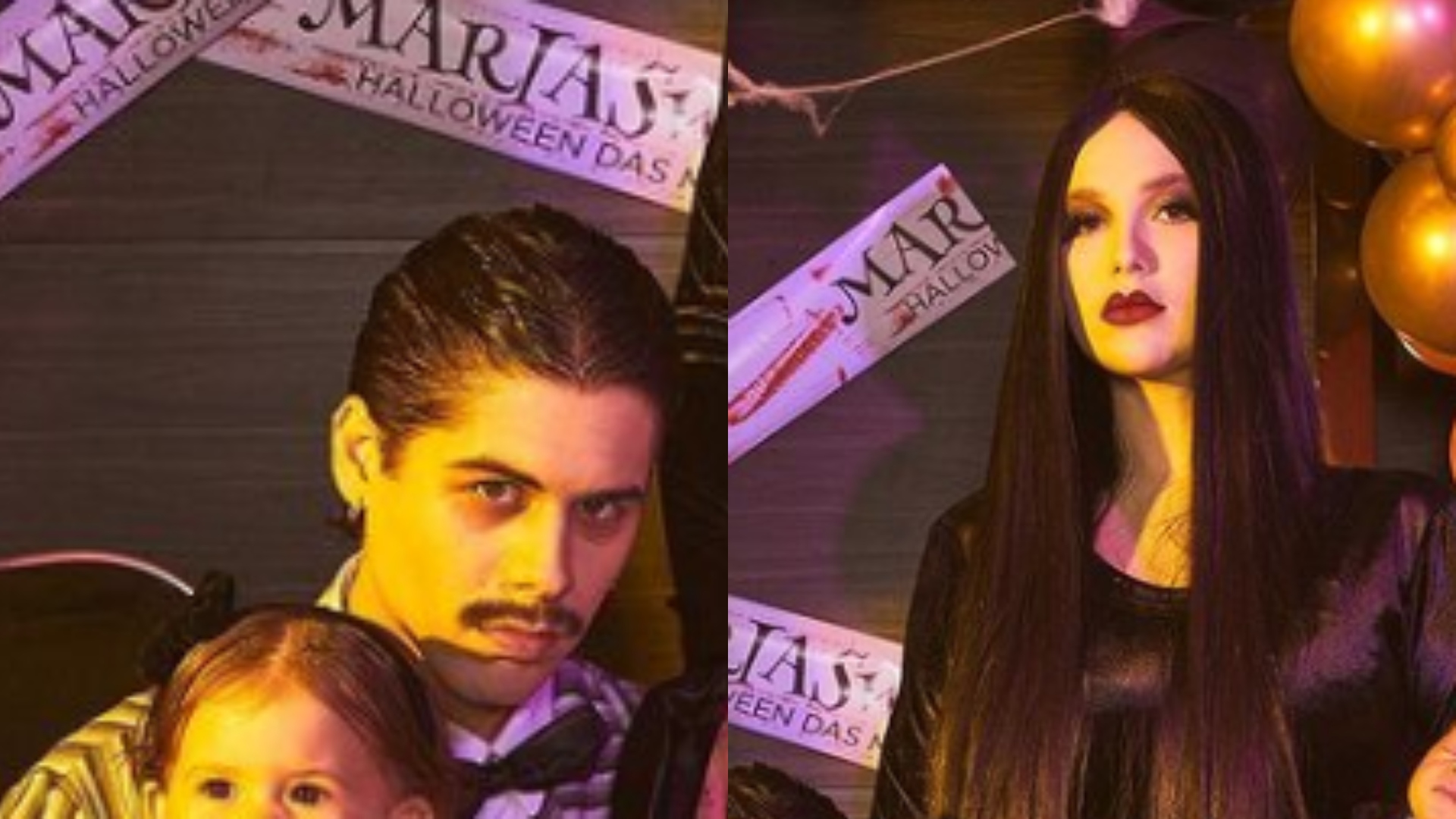 Virginia encanta internet com fotos do halloween da família: ‘Mariasween’