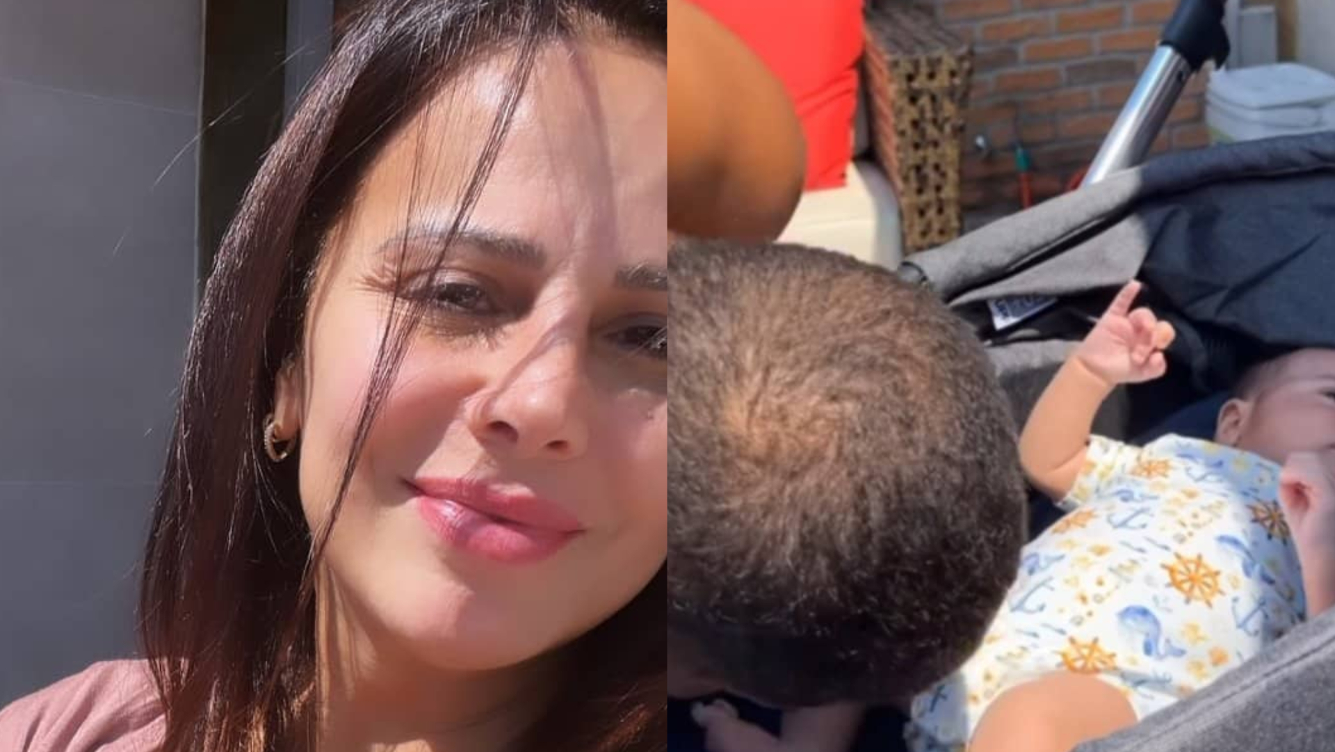 Filho de Viviane Araújo passa dos limites da fofura ao surgir tomando sol: ”Rolê de hoje”