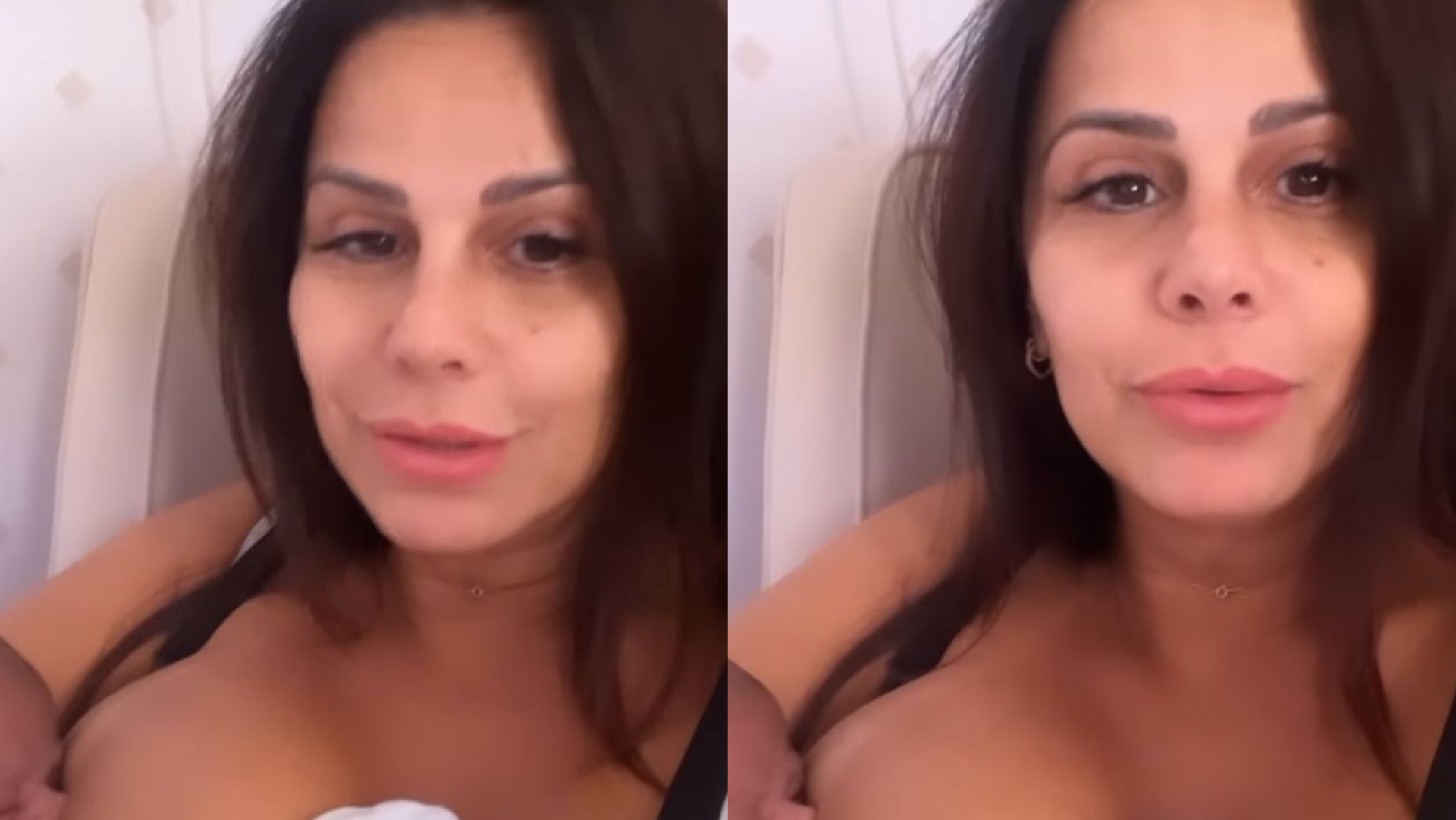 Viviane Araujo conta que teve noite tensa com o filho e brinca: ”Que anjinho!”