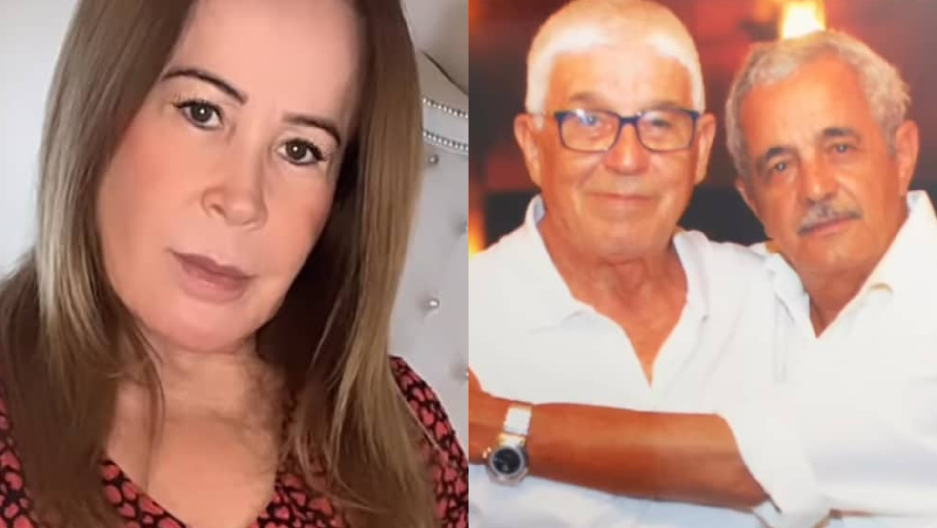 Zilu Camargo emociona ao relembrar foto do pai e ex-sogro: ”Saudades”