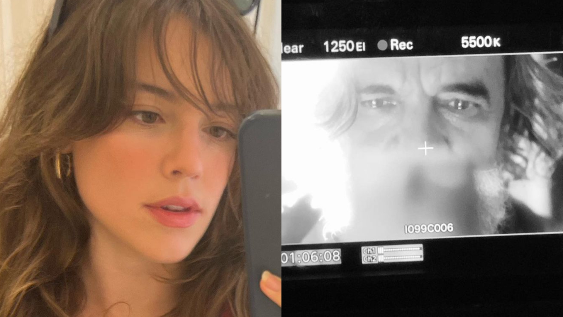 Alice Wegmann relembra bastidores com o ator José Dumont e dispara: ”Tão perto da gente”