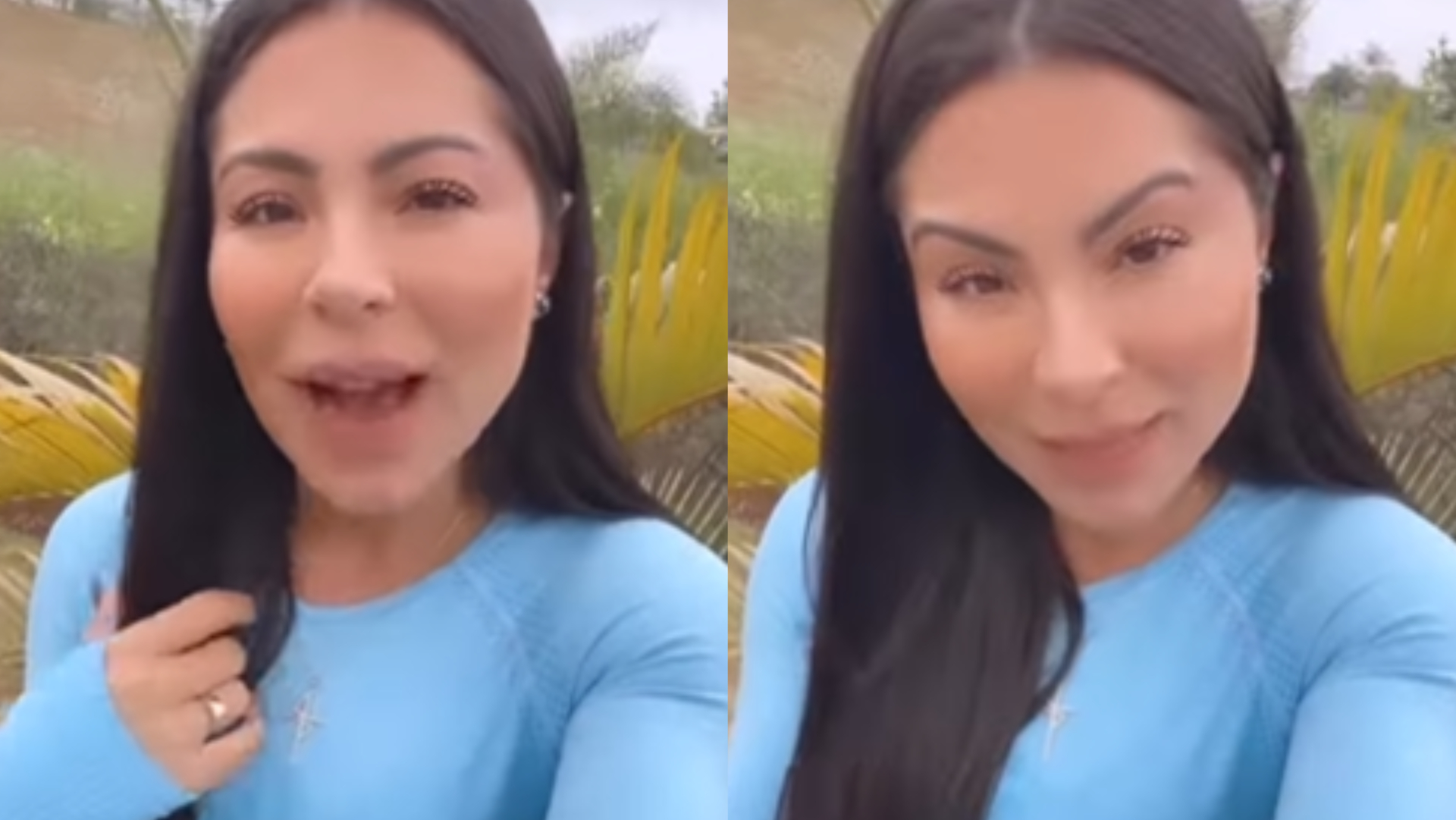 Esposa de Thammy Miranda rebate críticas à família e diz que nasceu de um milagre: ”Sou escolhida”