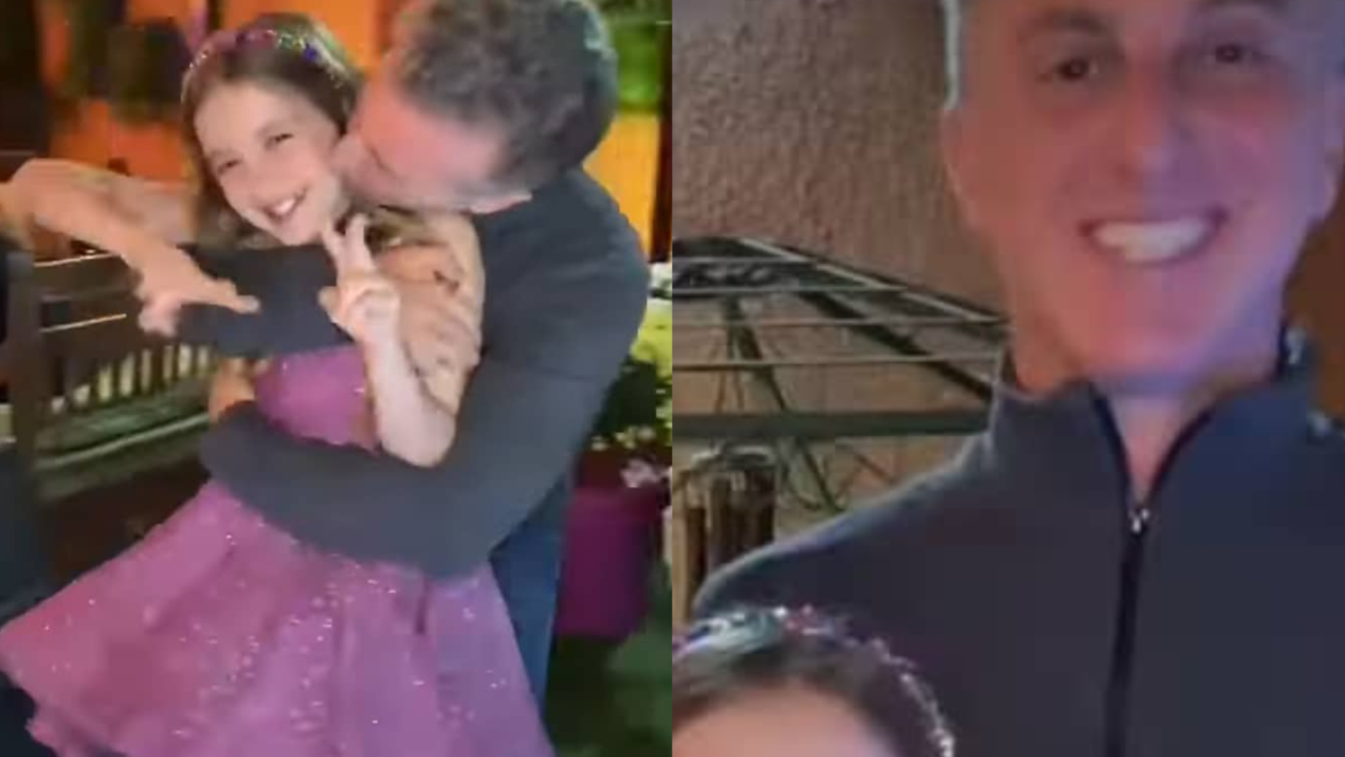 Luciano Huck mostra vídeo de festa luxuosa da filha: ”Amor maior que eu”