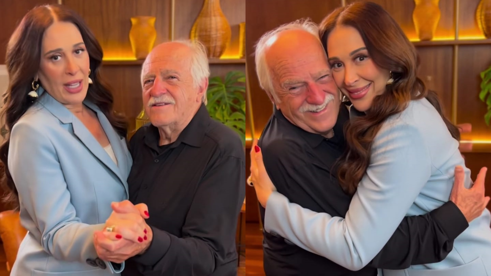 Ary Fontoura e Claudia Raia surgem juntos e revelam “novo final” de A Favorita
