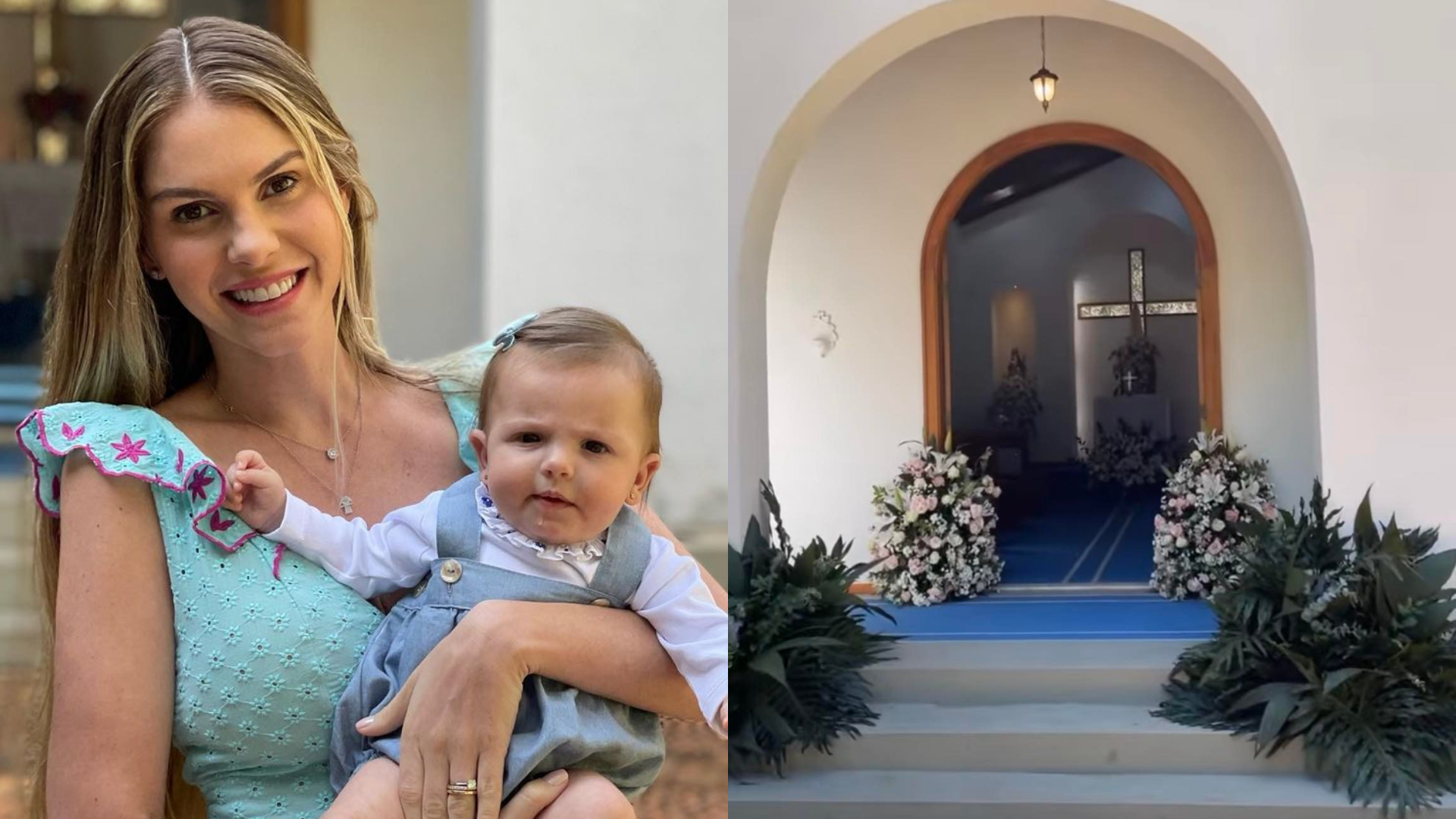 Bárbara Evans prepara festa para comemorar o batizado da filha, Ayla