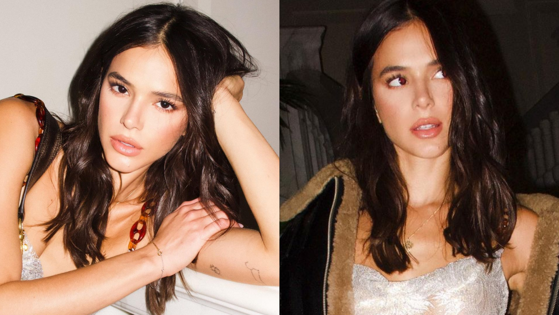 Bruna Marquezine arrasa com vestidinho sexy transparente em Milão: ”Mulher mais linda”