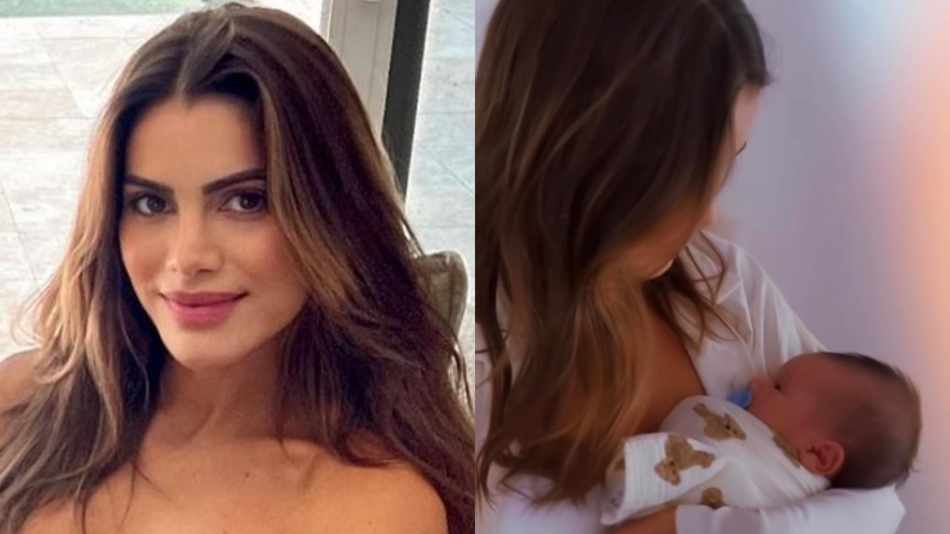 Camila Coelho comemora um mês do filho, Kai, com vídeo emocionante: ”Grata todos os dias”