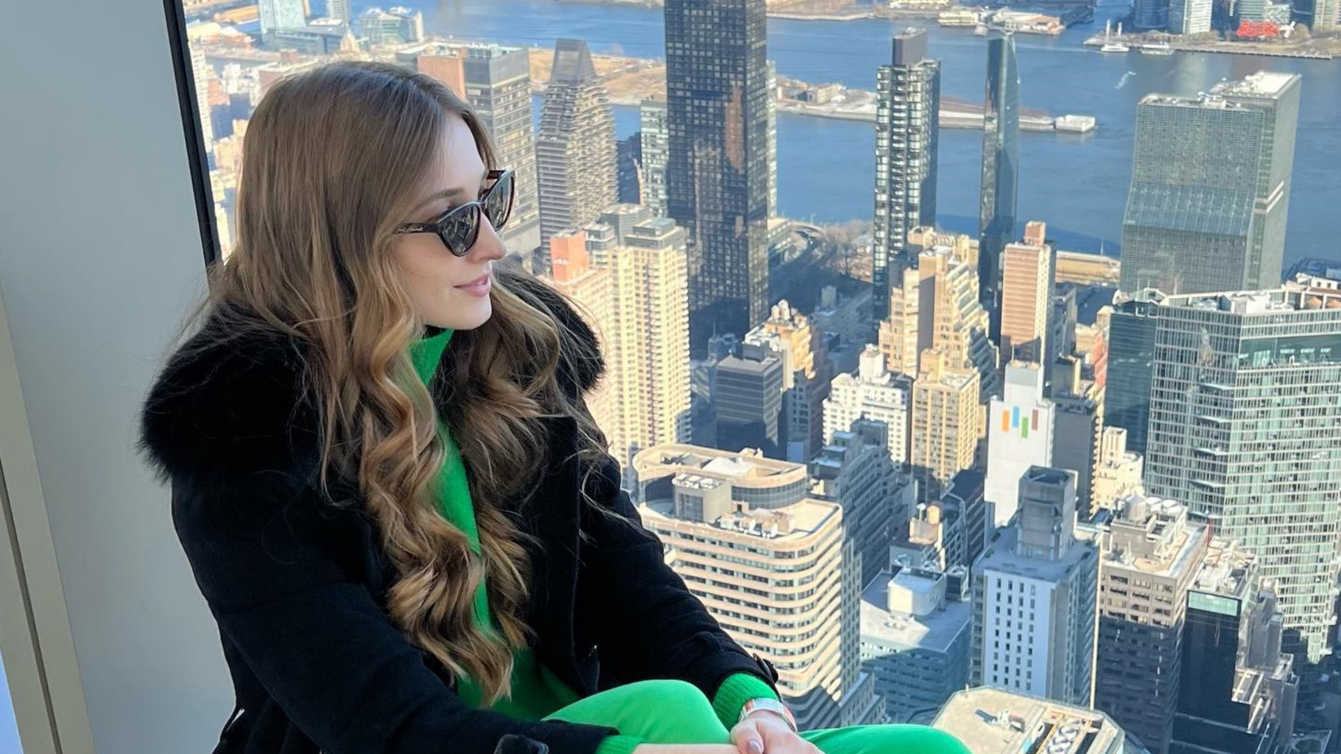 Carla Vanzak encanta ao mostrar as belezas de NY: ”Selva de pedra”