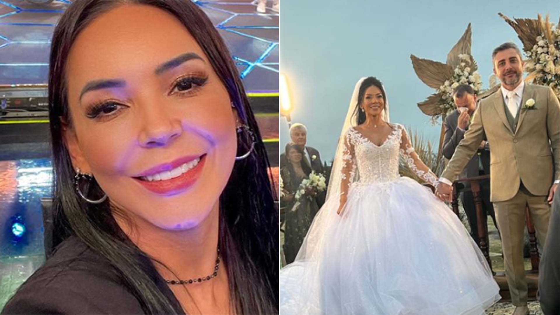 Coreógrafa do SBT, Rafinha Viscardi celebra seu casamento com Fábio Libório
