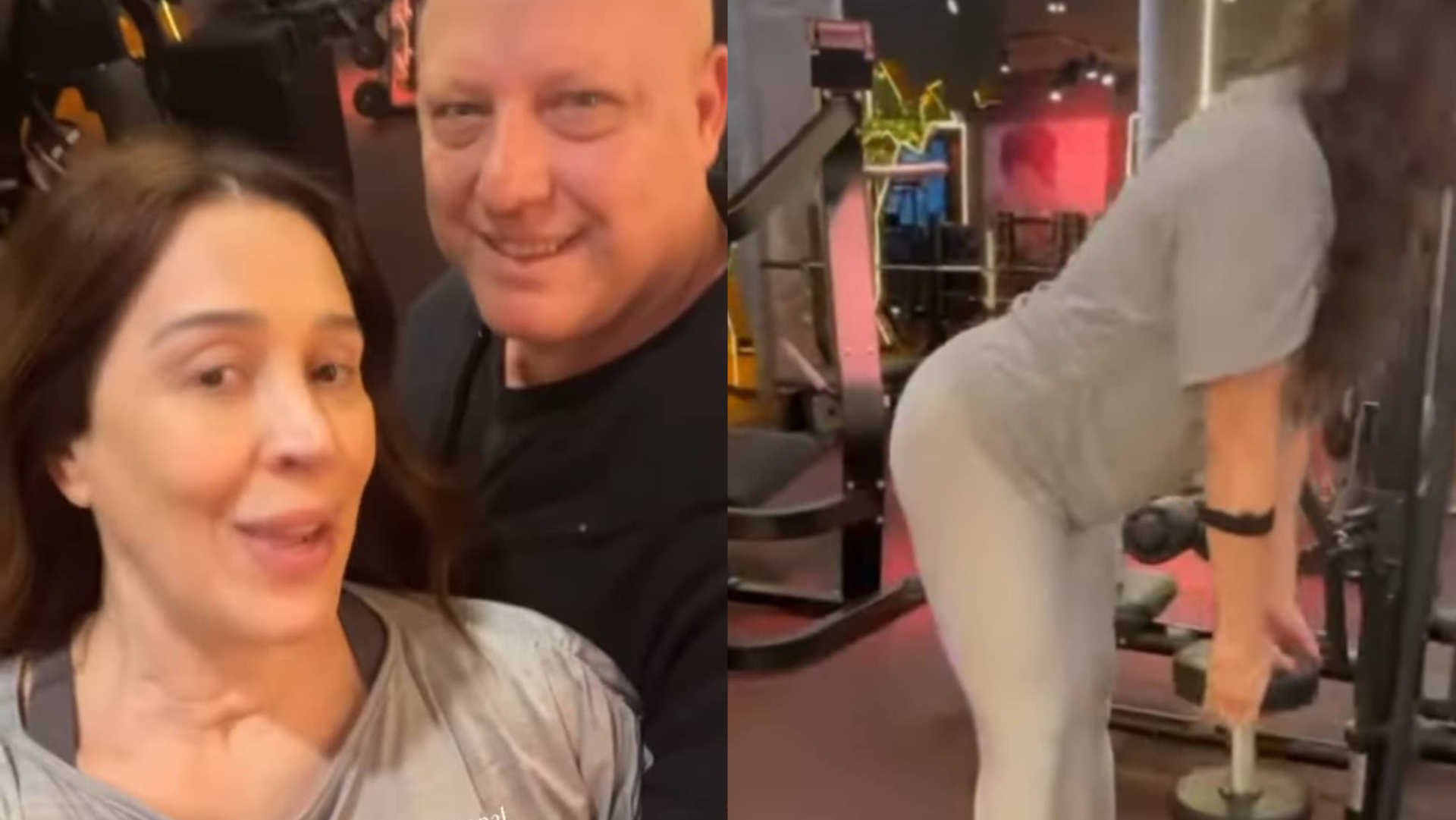 Claudia Raia choca ao mostrar corpaço sarado na academia: ”Gravidez não é doença”