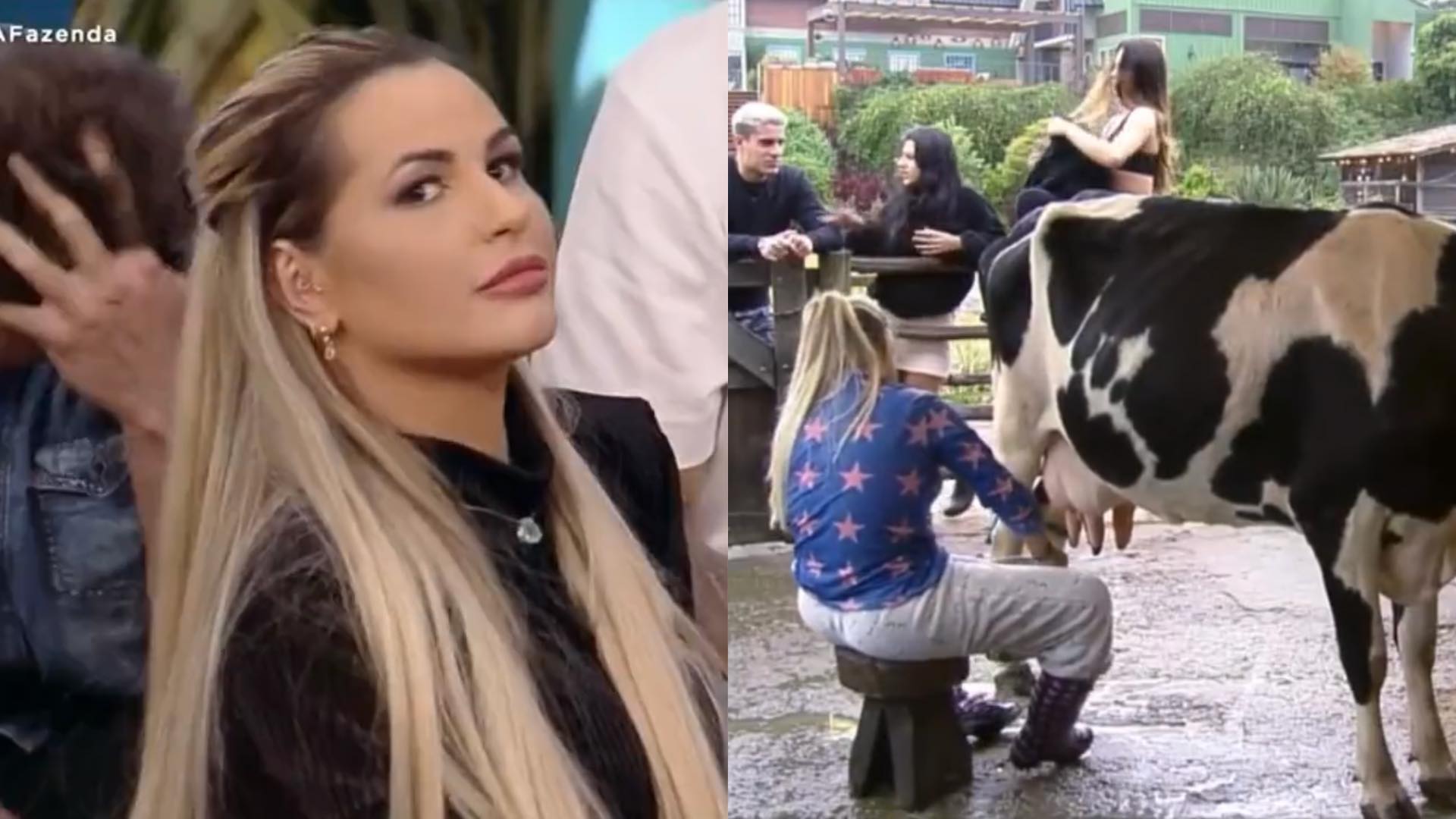 A Fazenda 14: Deolane batiza vaca com nome de rival e divide opiniões na web