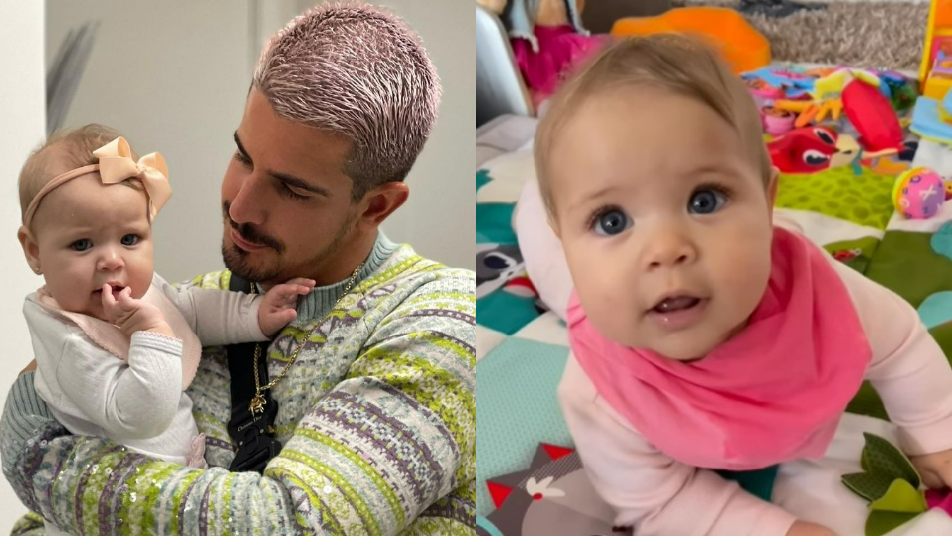 Enzo Celulari se derrete ao publicar vídeo fofo da irmã, Chiara: ”Agarrado nela e não largo”