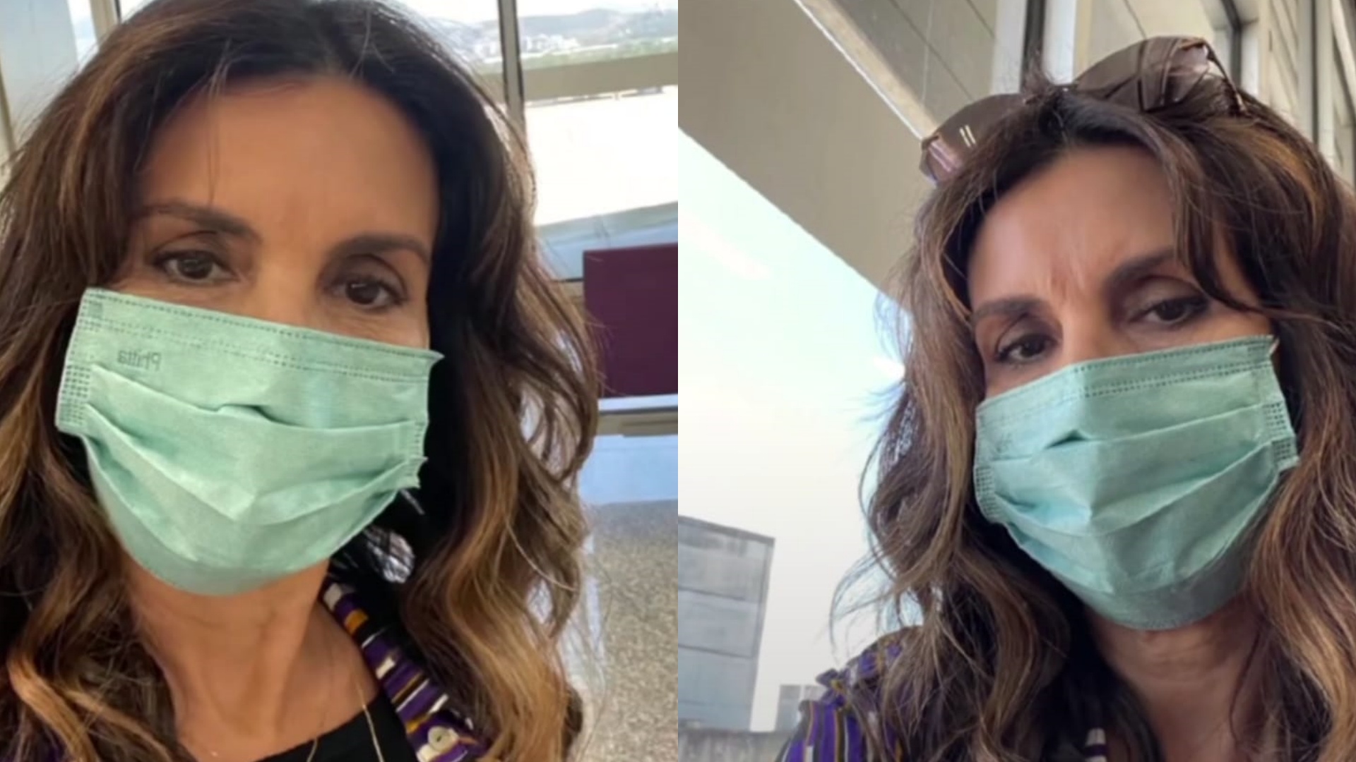 Fátima Bernardes conta como lida com o medo de andar de avião: “Me ajudam”