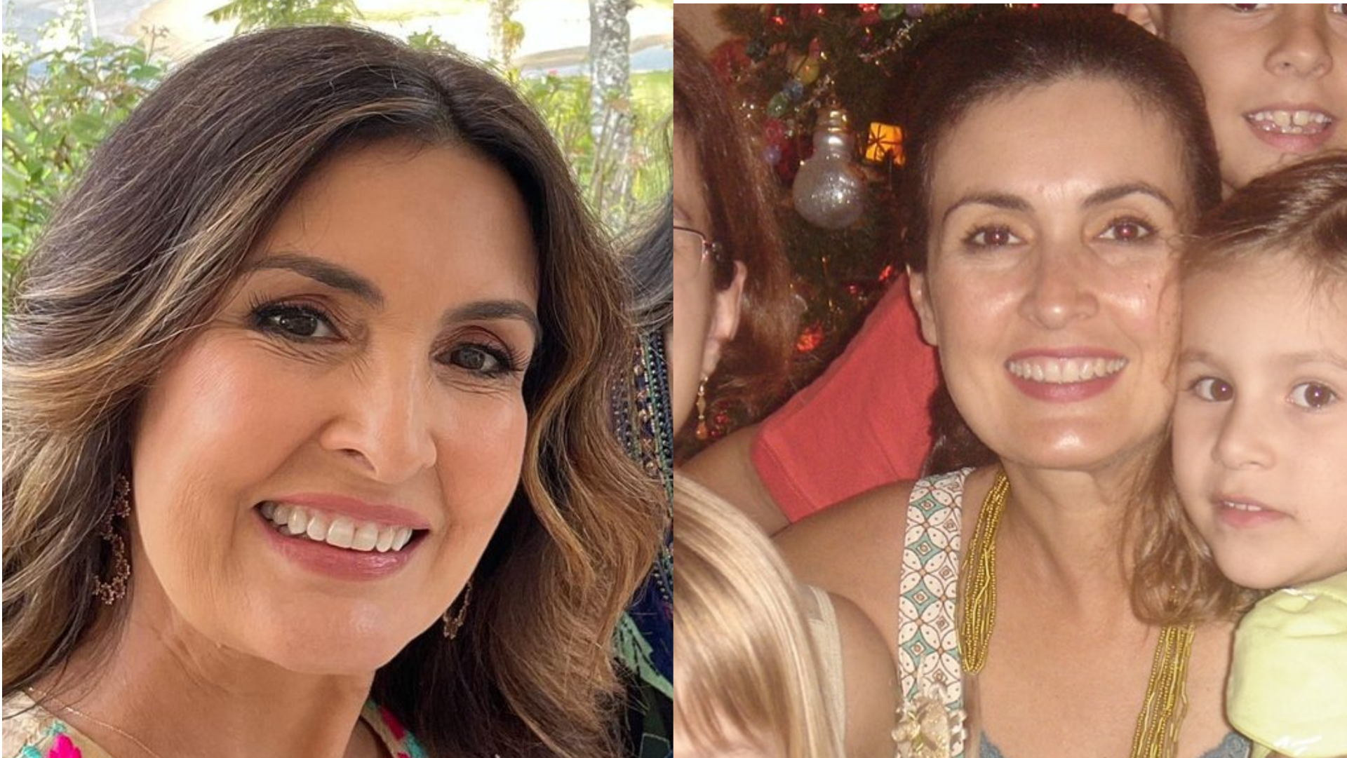 Fátima Bernardes relembra foto e homenageia a irmã: ”Sempre esperando pelo próximo encontro”