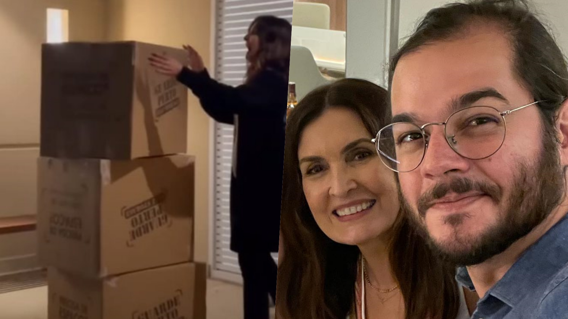 Fátima Bernardes leva susto com presente inusitado de Túlio Gadêlha: ”Socorro”