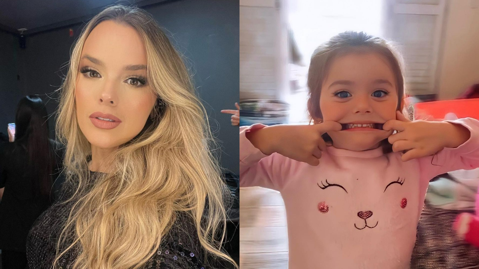 Filha mais velha de Thaeme Mariôto explode o fofurômetro da web ao fazer careta: ”Linda!”