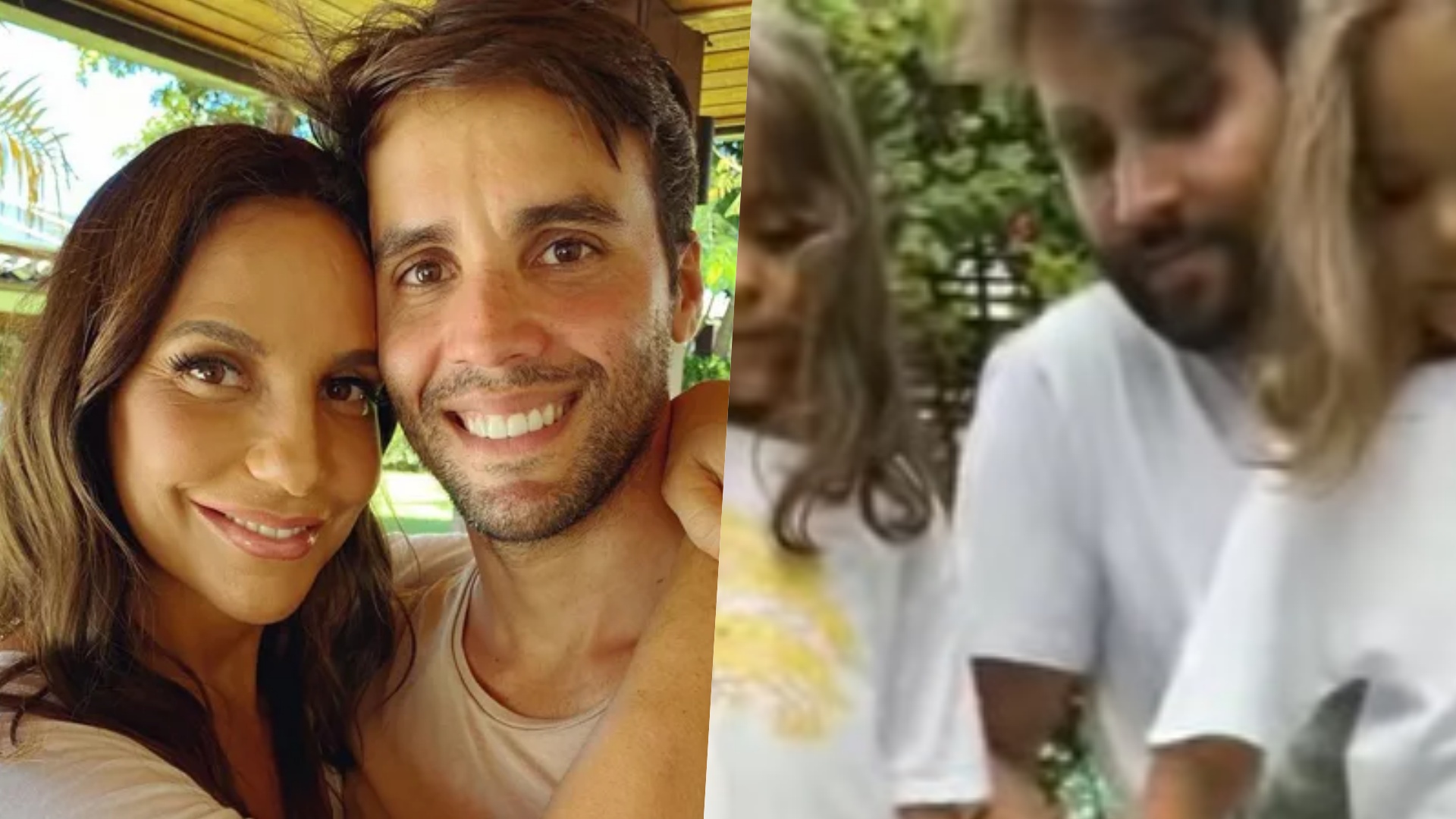 Gêmeas de Ivete Sangalo aparecem ao lado do pai em vídeo raro: ”Lindas!”