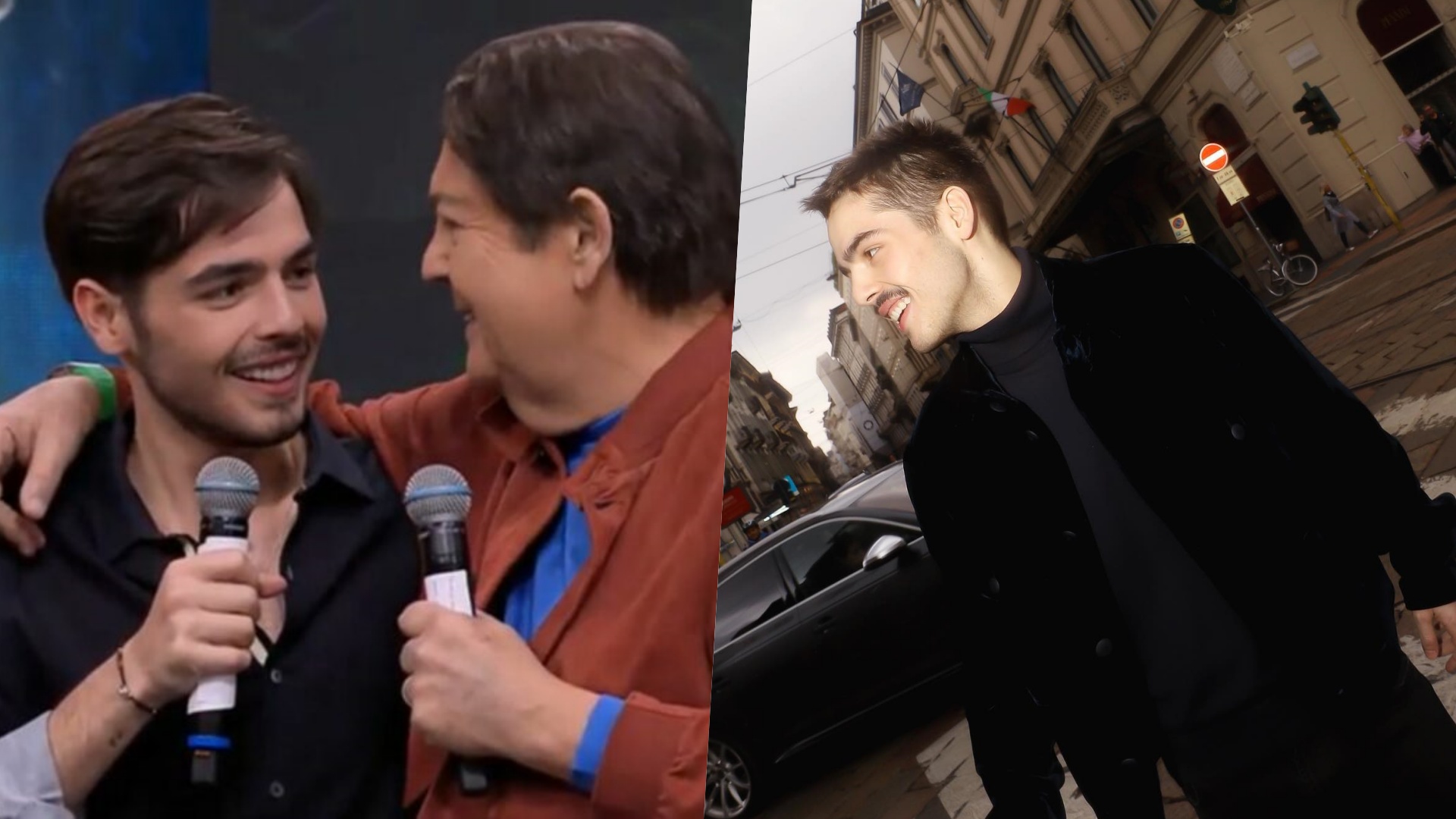 Filho de Faustão exibe novo visual durante desfile em Milão e conquista: ”Gato”