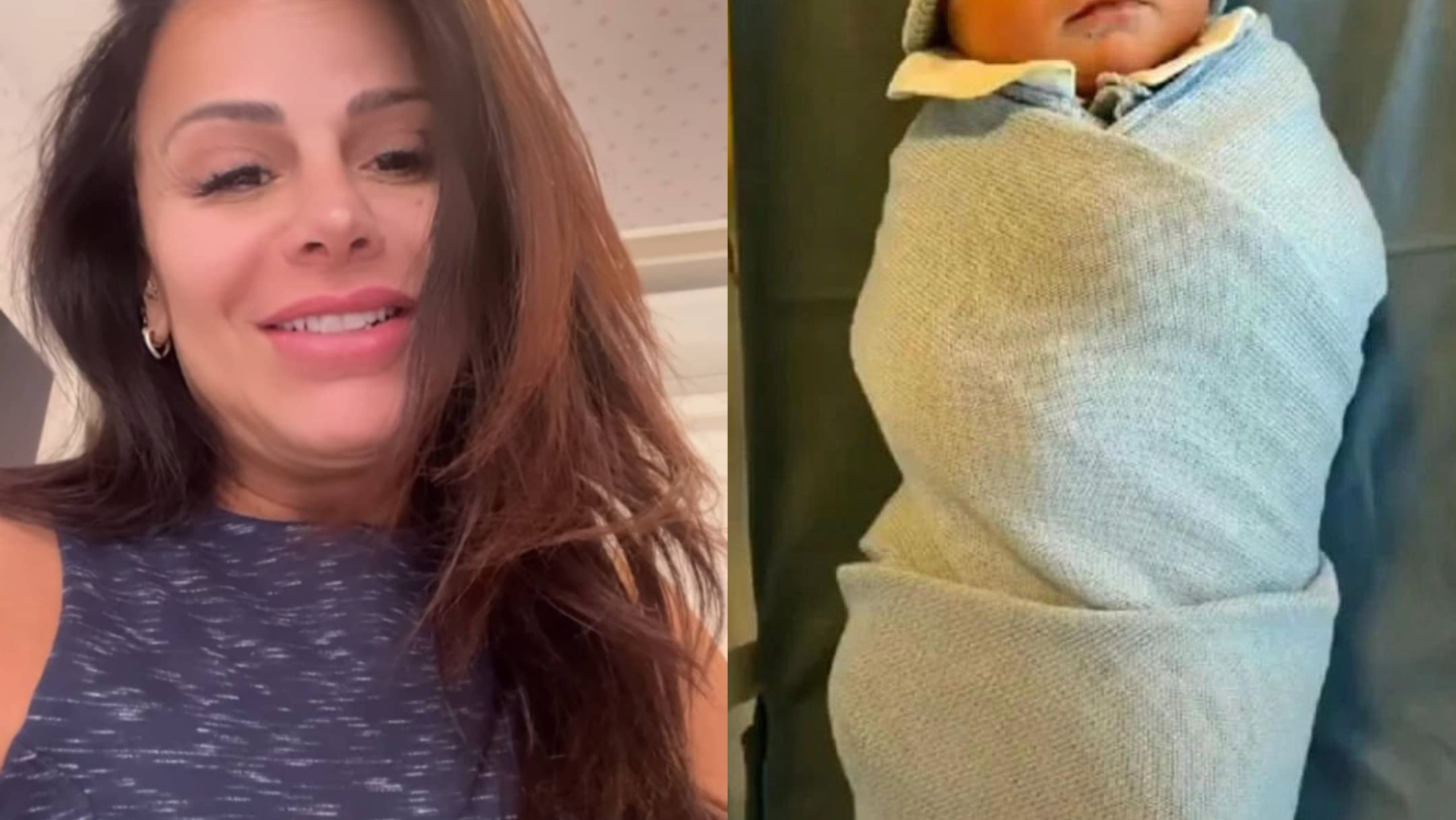 Filho de Viviane Araújo dá show de fofura em novas fotos na maternidade