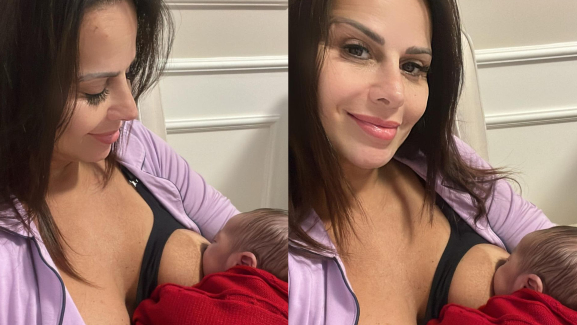 Viviane Araújo desabafa sobre amamentação do filho: ”Começo não é tão fácil”