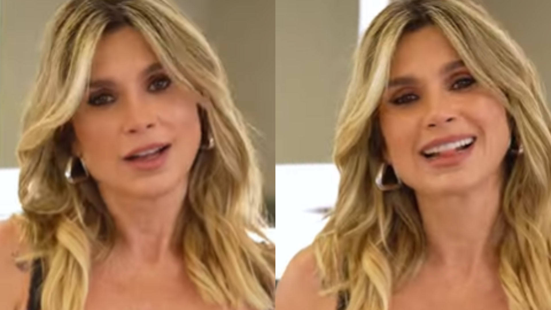 Flávia Alessandra sensualiza de body transparente com decotão poderoso: ”Beleza surreal”