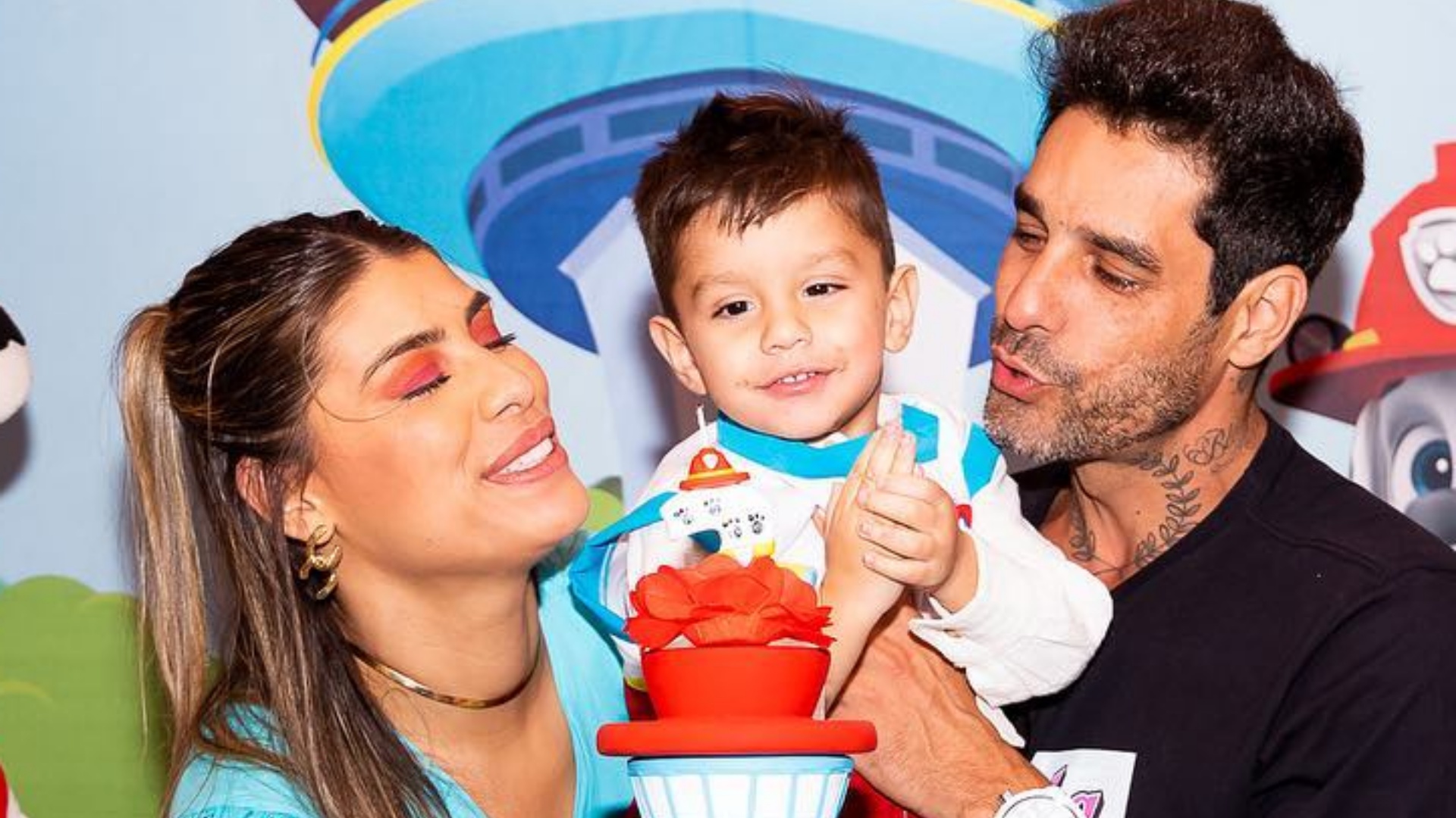 Franciele e Diego Grossi comemoram aniversário do filho com festa temática: “Ele merece tudo”